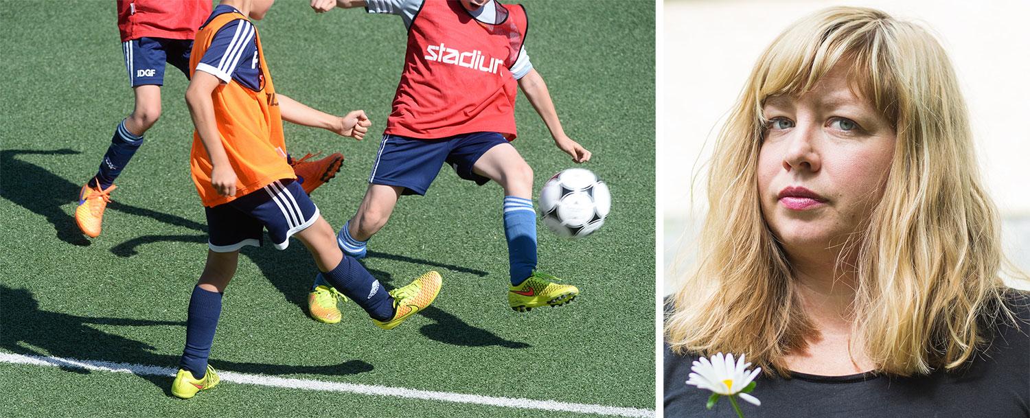 Sofia B Karlsson älskar själv fotboll, men vill ha idrottsvärlden mycket mer jämställd.