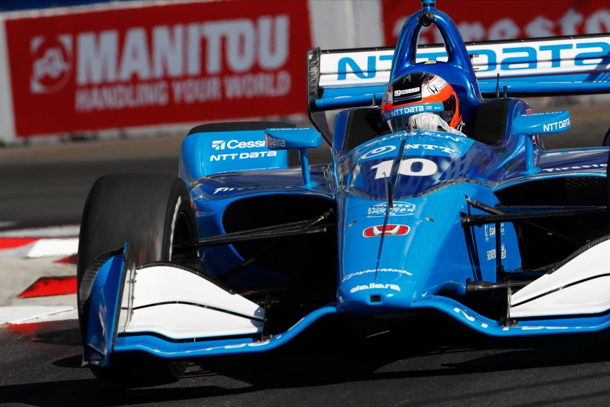 Felix Rosenqvist har pole position i IndyCar