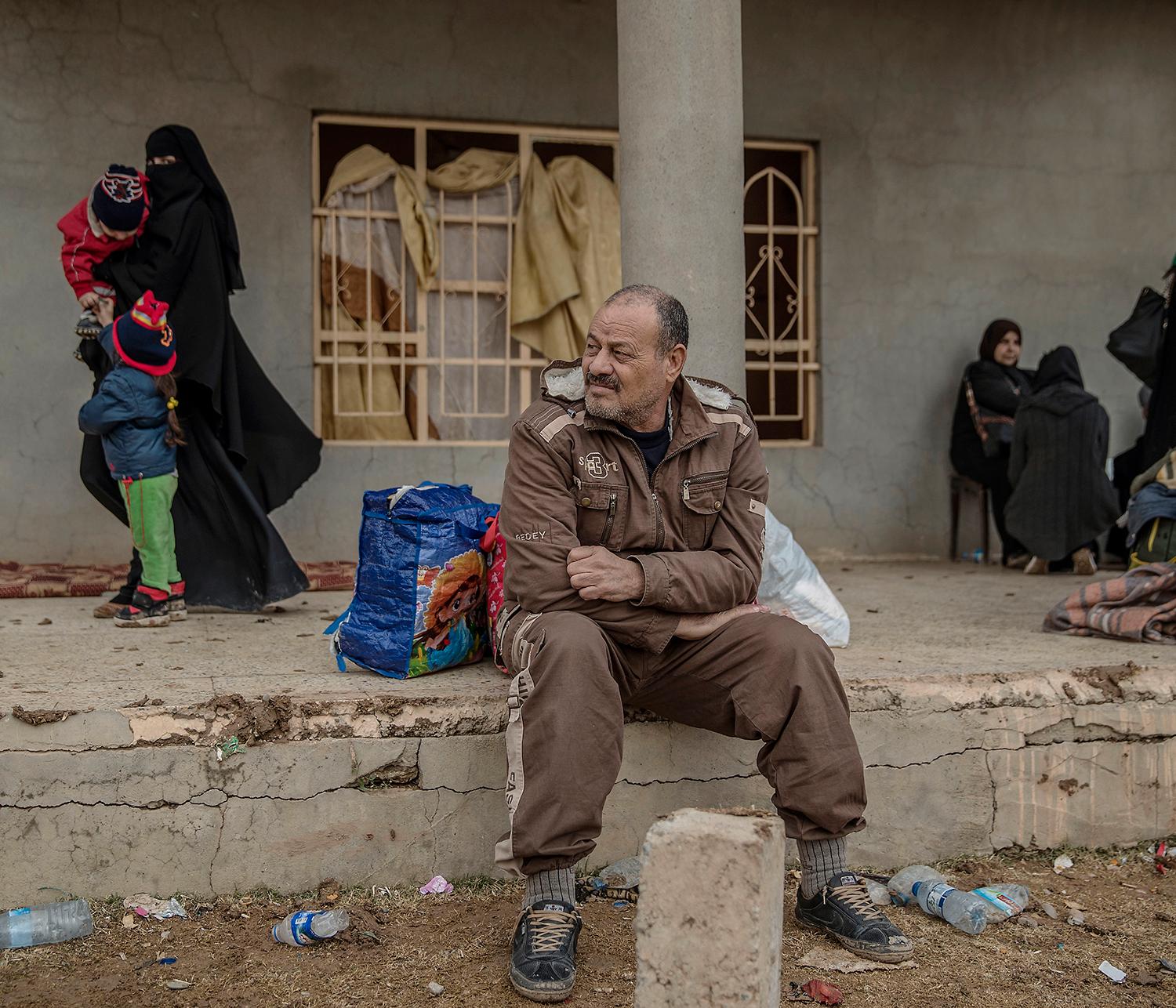 En irakisk man som tvingats strida för IS i Mosul