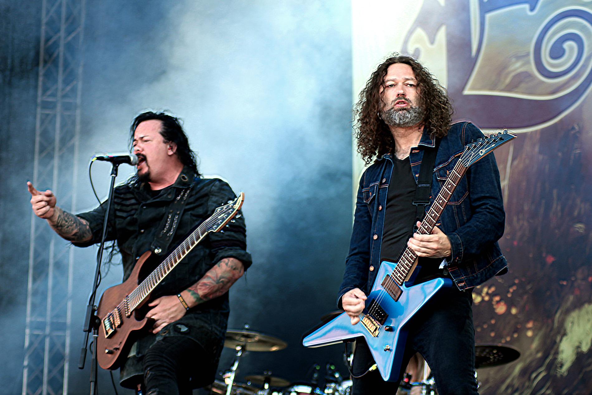 Evergrey live på Gefle Metal Festival i juli 2019.