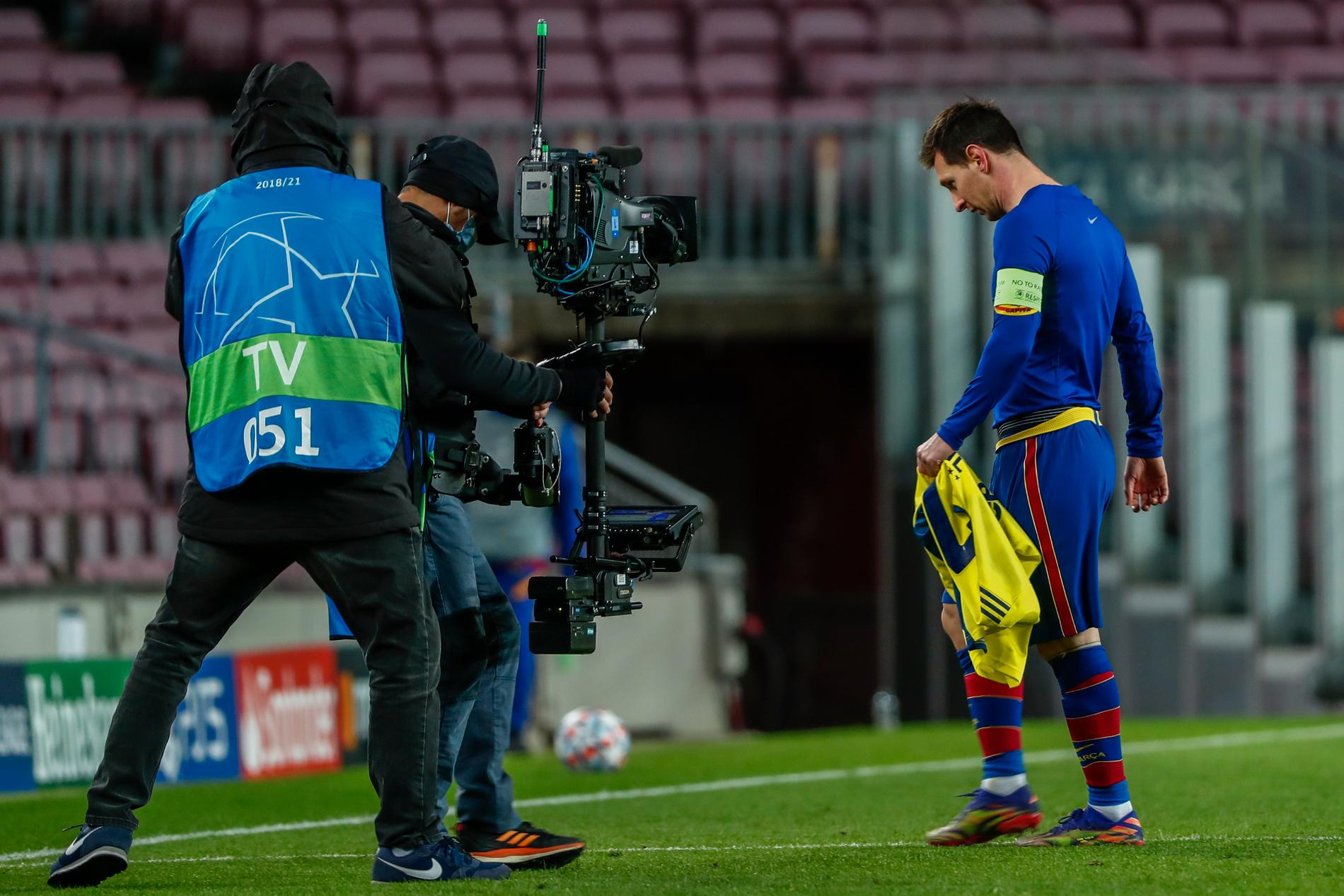 Leo Messi efter veckans tunga förlust mot Juventus.