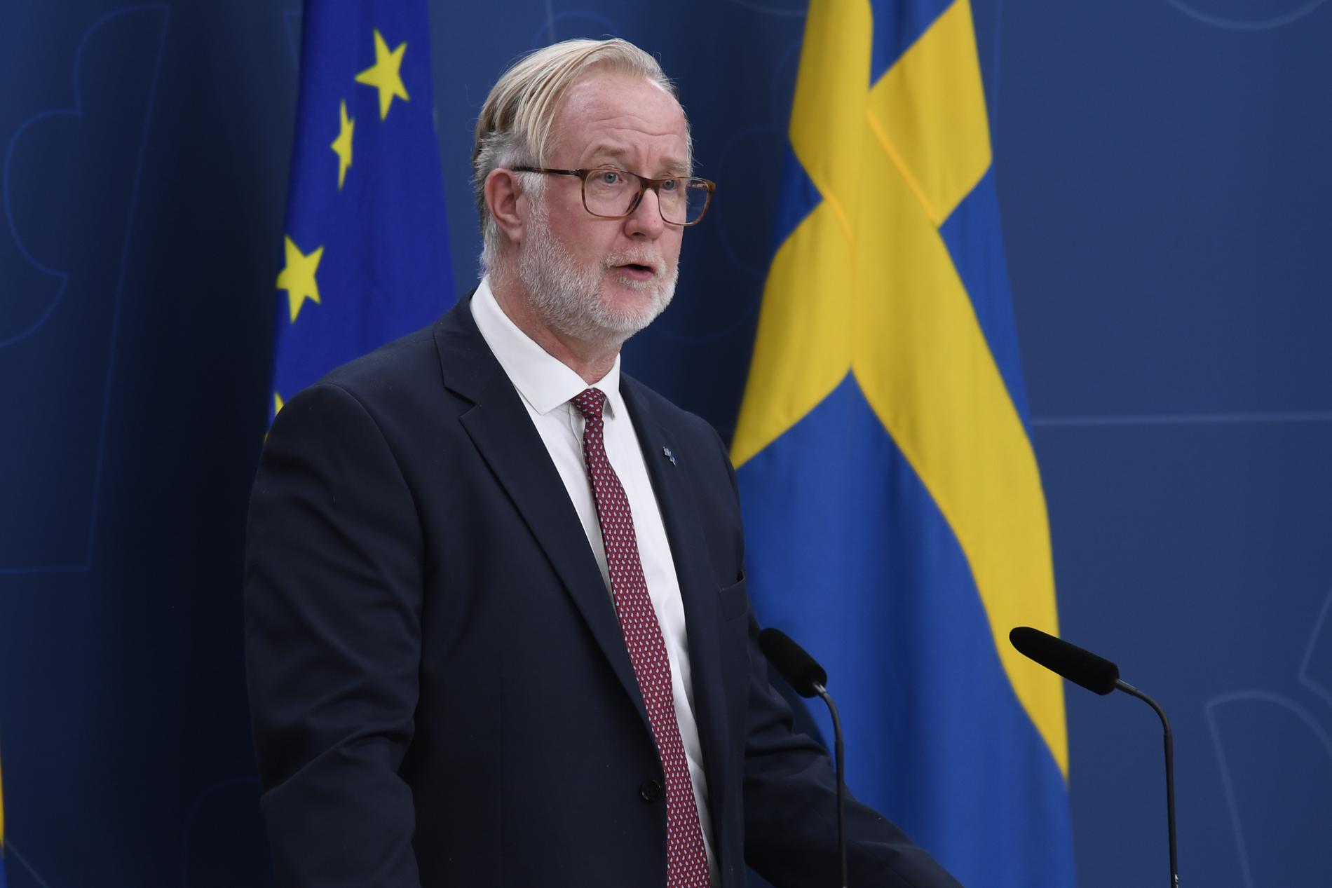 Arbetsmarknads- och integrationsminister Johan Pehrson (L). 