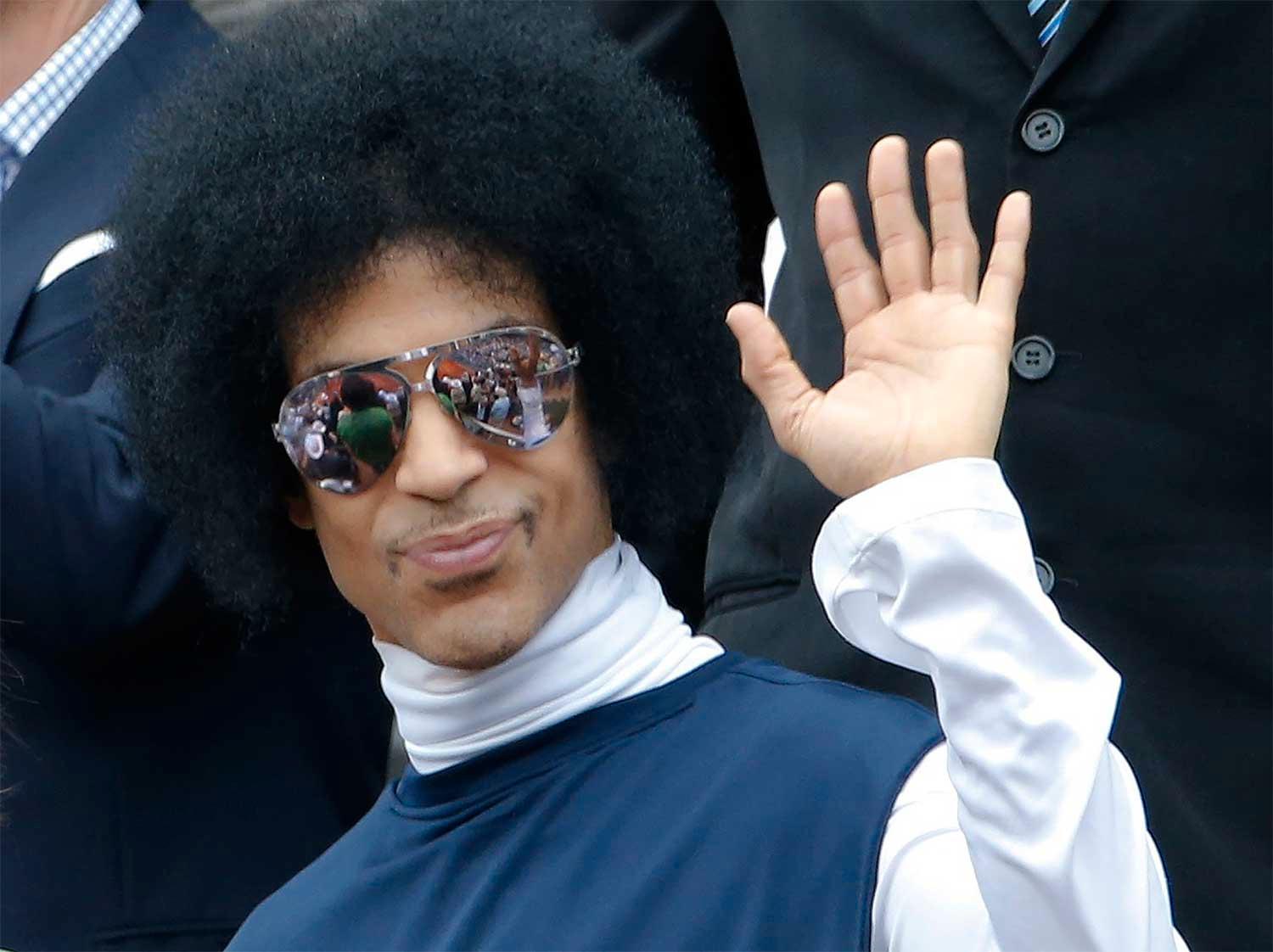 Prince på French Open i Paris 2014.