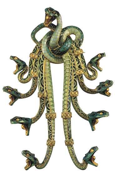 Laliques smycke "Serpents pectoral", från sent 1800-tal.