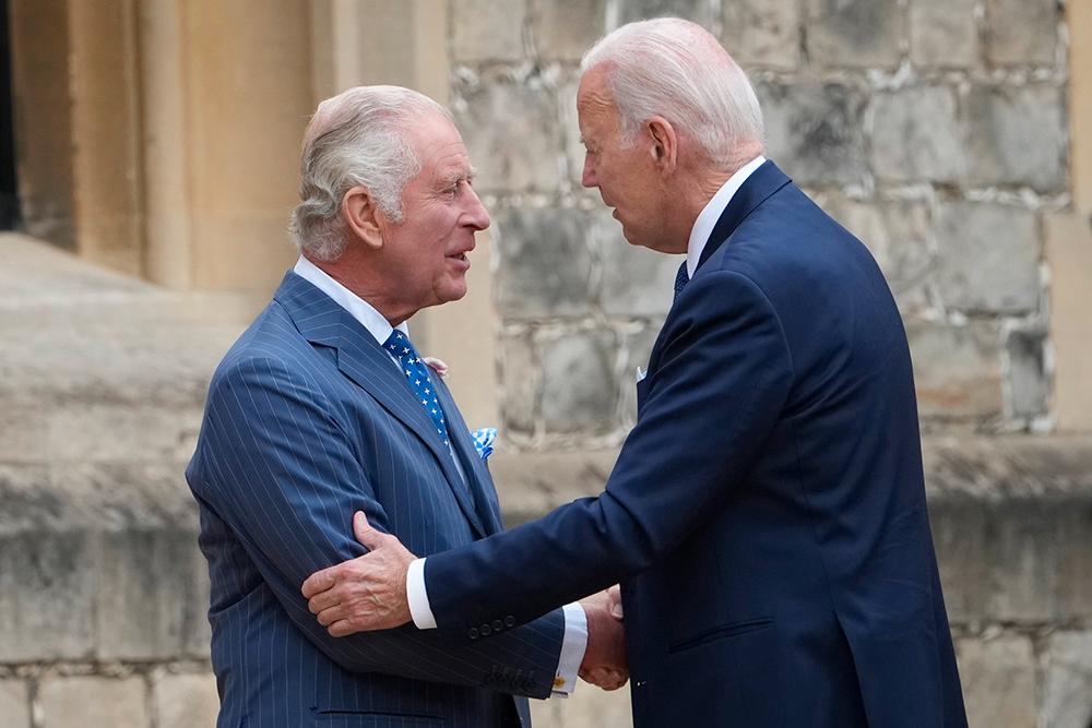 Kung Charles och president Biden samtalade om klimatkrisen. 