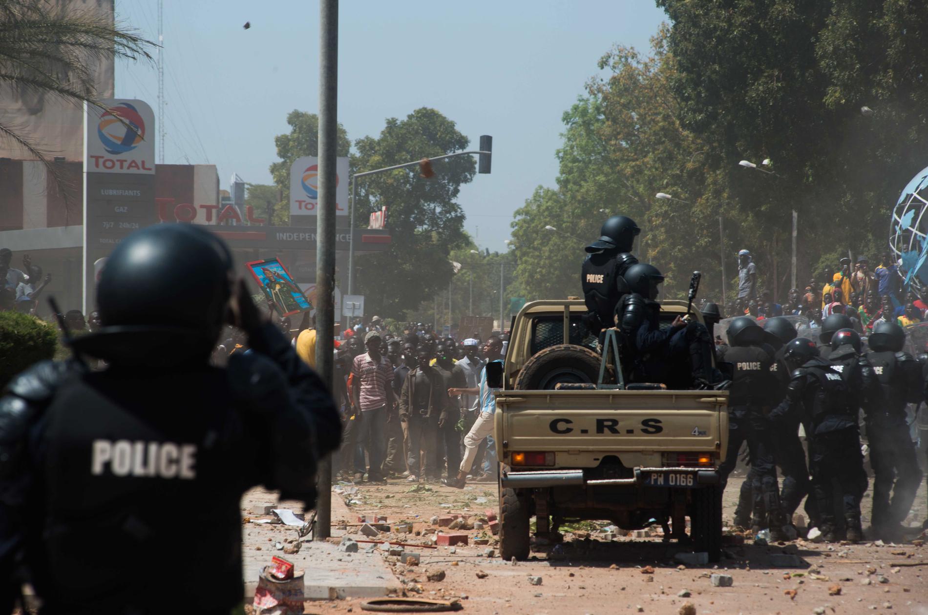 I Burkina Faso har minst elva poliser dödats i en attack. Arkivbild.