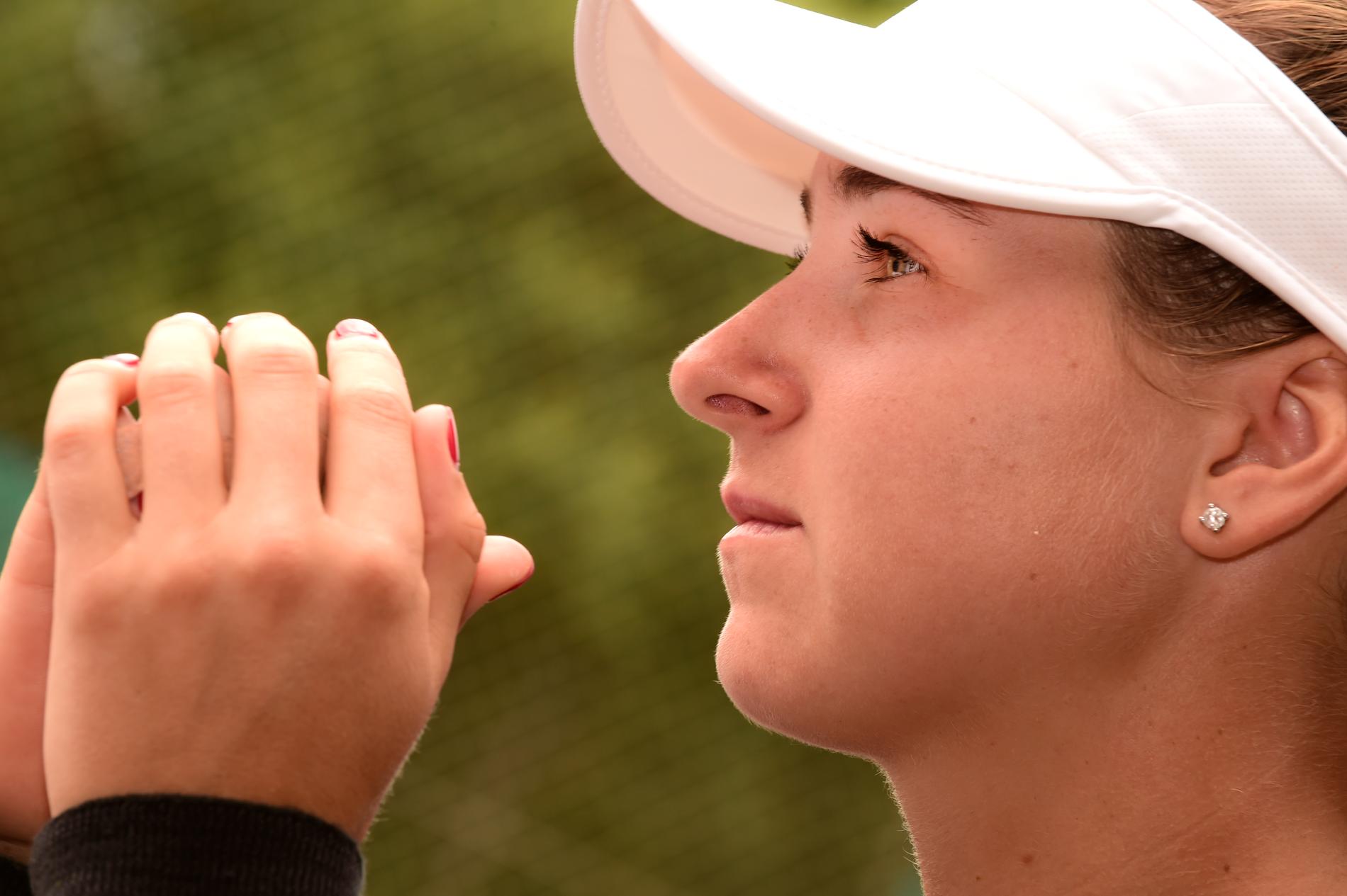 Tennisstjärnan Rebecca Peterson ser fram emot årets sista grand slam-turnering, US Open, i Queens i New York. Bild från tidigare i sommar.