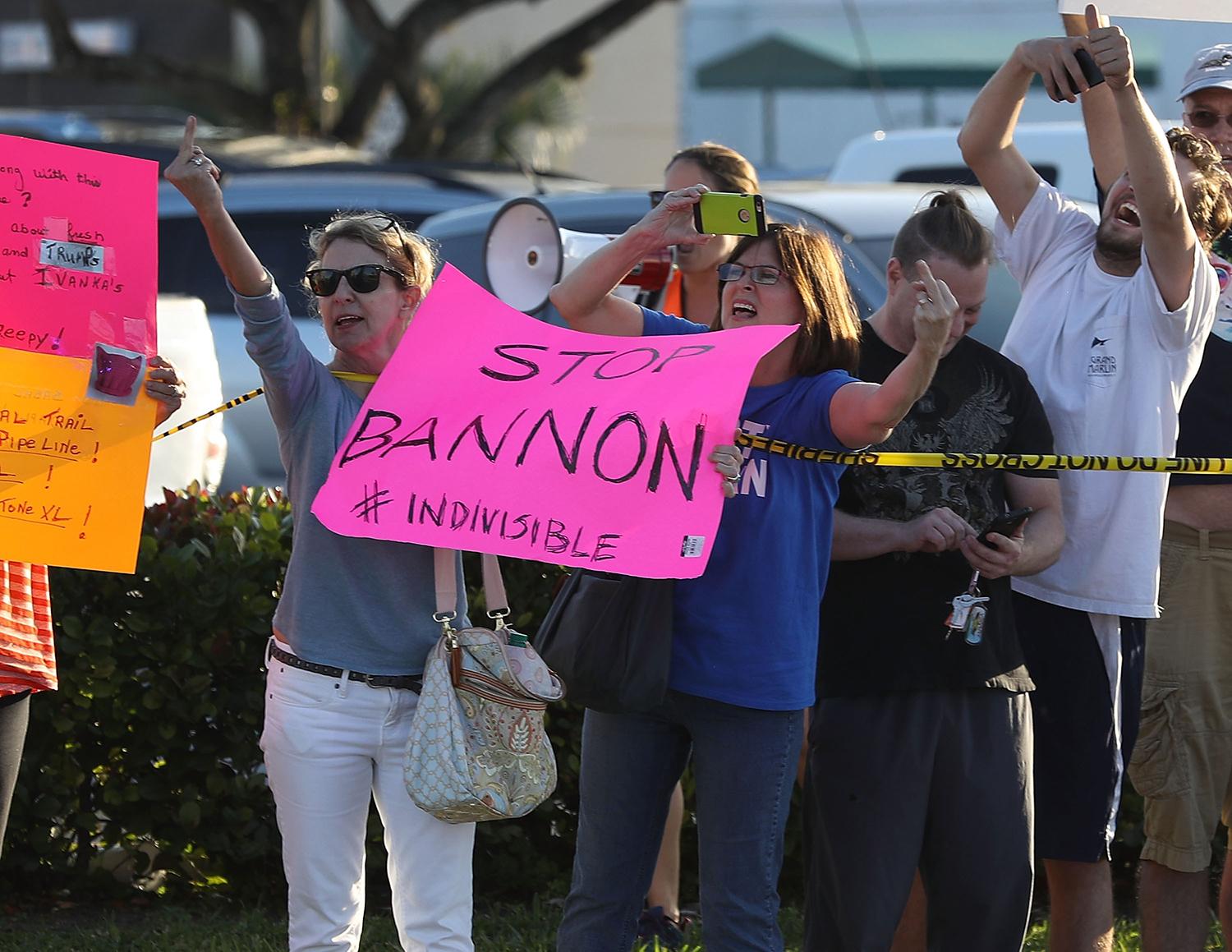 Bannon är en av Vita husets mest kontroversiella medarbetare