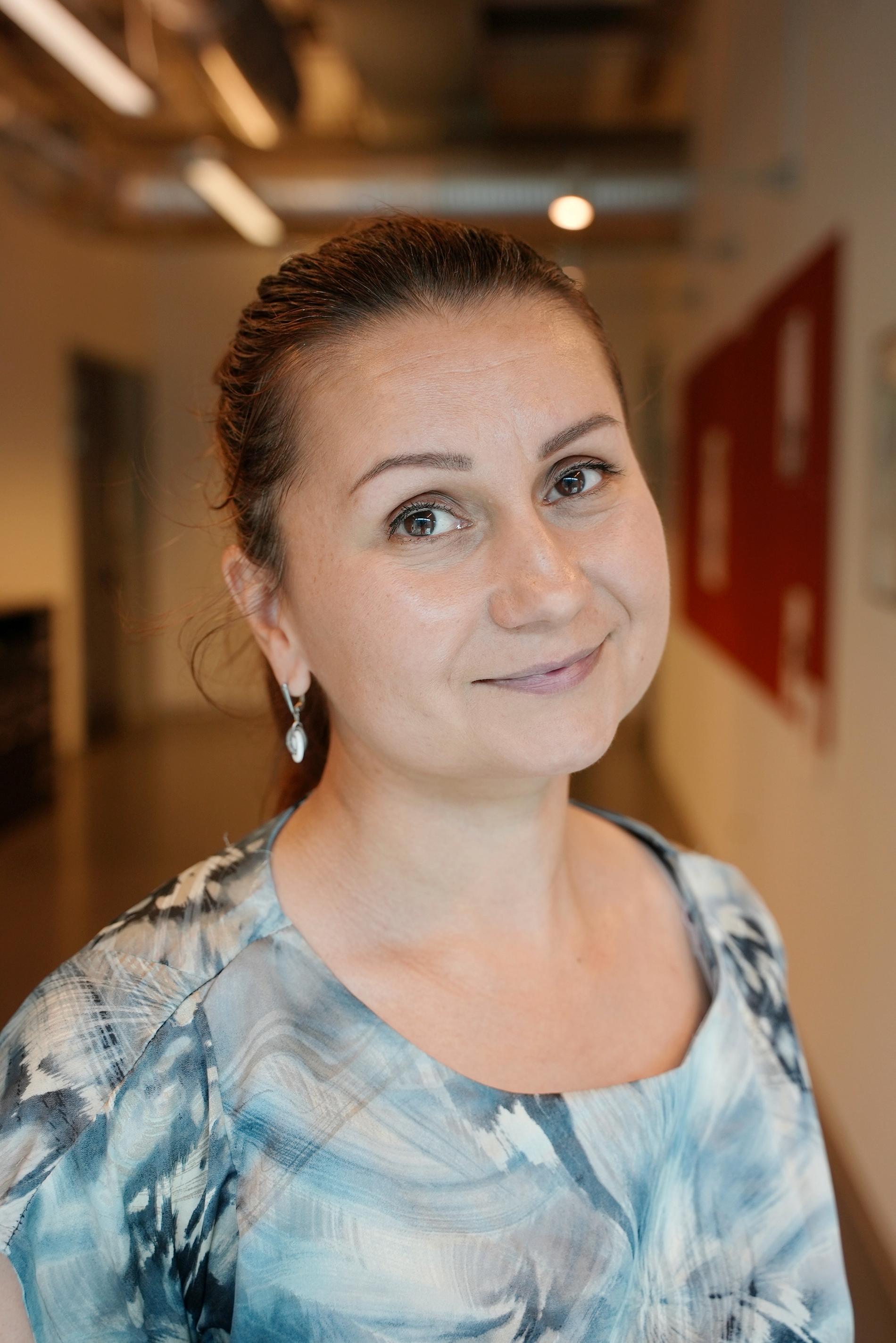 Hanna Karasevych är en av de ukrainska lärare på flykt som nu läser en ny introduktionskurs på Malmö universitet.
