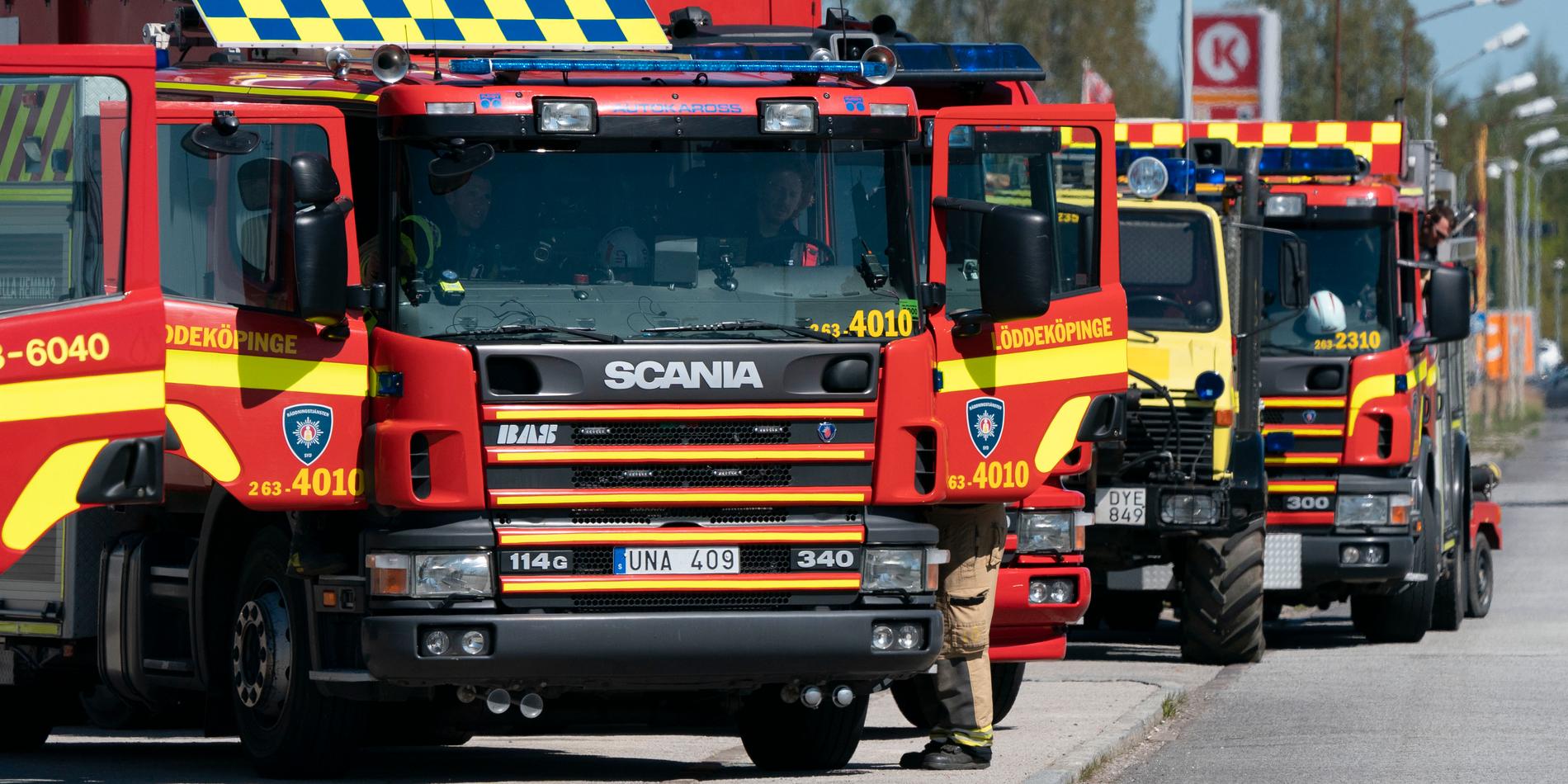 Ett 20-tal fordon från räddningstjänst i kranskommuner runt Malmö deltog, bland annat Lund, Löddeköpinge, Staffanstorp, Genarp och Burlöv.