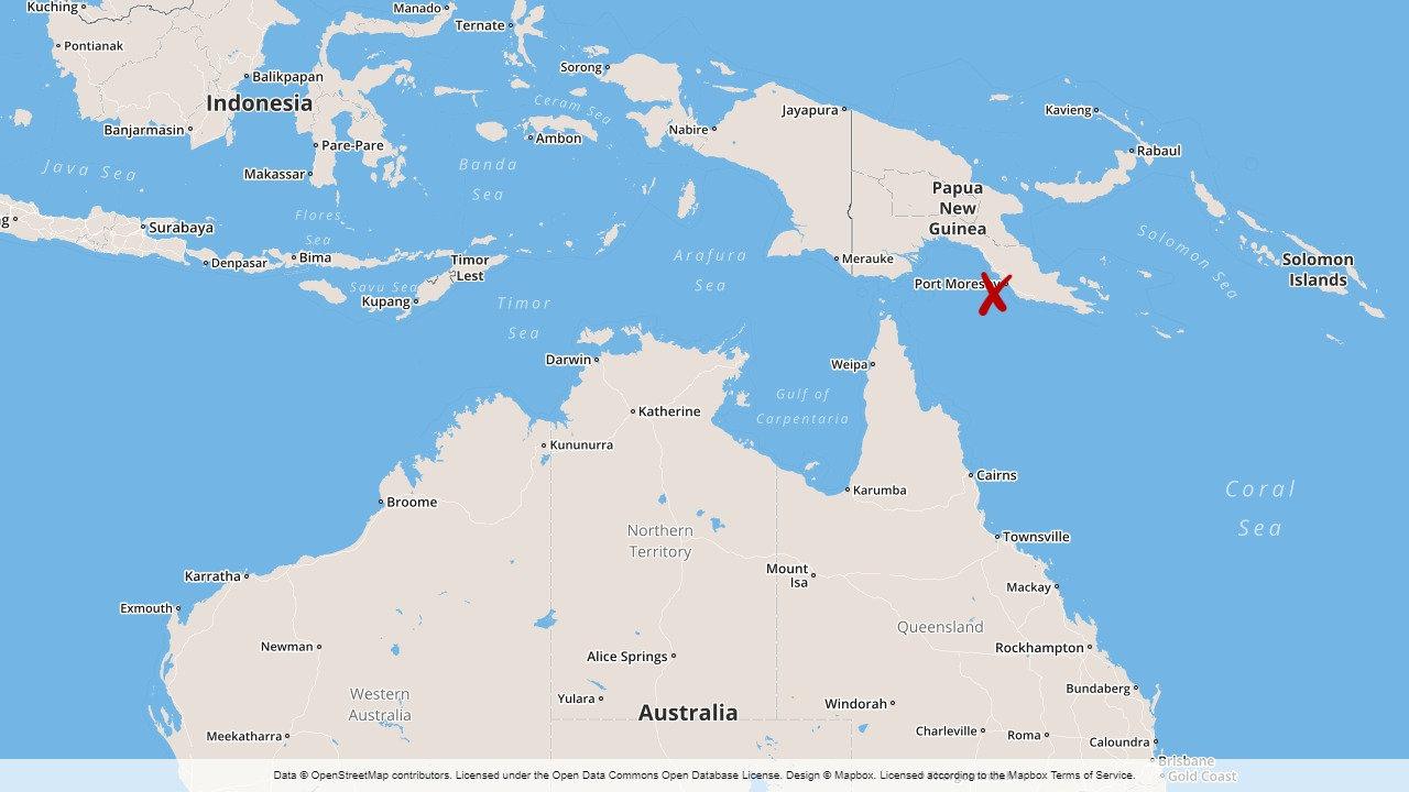 De försvunna bilarna eftersöks nu i Papua Nya Guineas huvudstad Port Moresby.