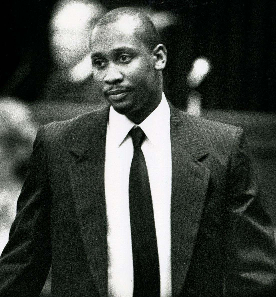 Troy Davis på rättegången 1991.