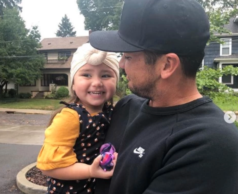 Jason Day med dottern Lucy, 3. 