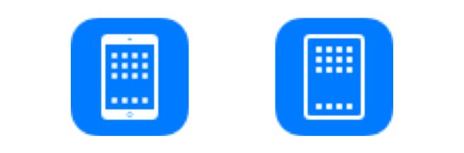 Ipad-symbolen som dök upp i iOS 12 saknar hemknapp och har betydligt tunnare kanter.