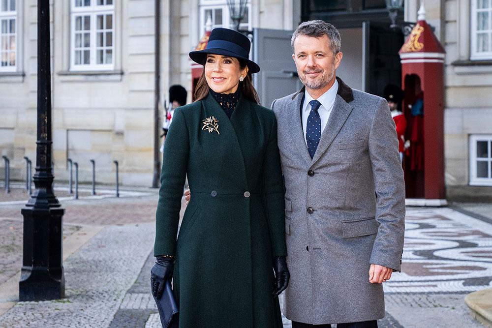 Kronprins Frederik med sin fru kronprinsessan Mary vid det spanska statsbesöket i Köpenhamn i början av november. 