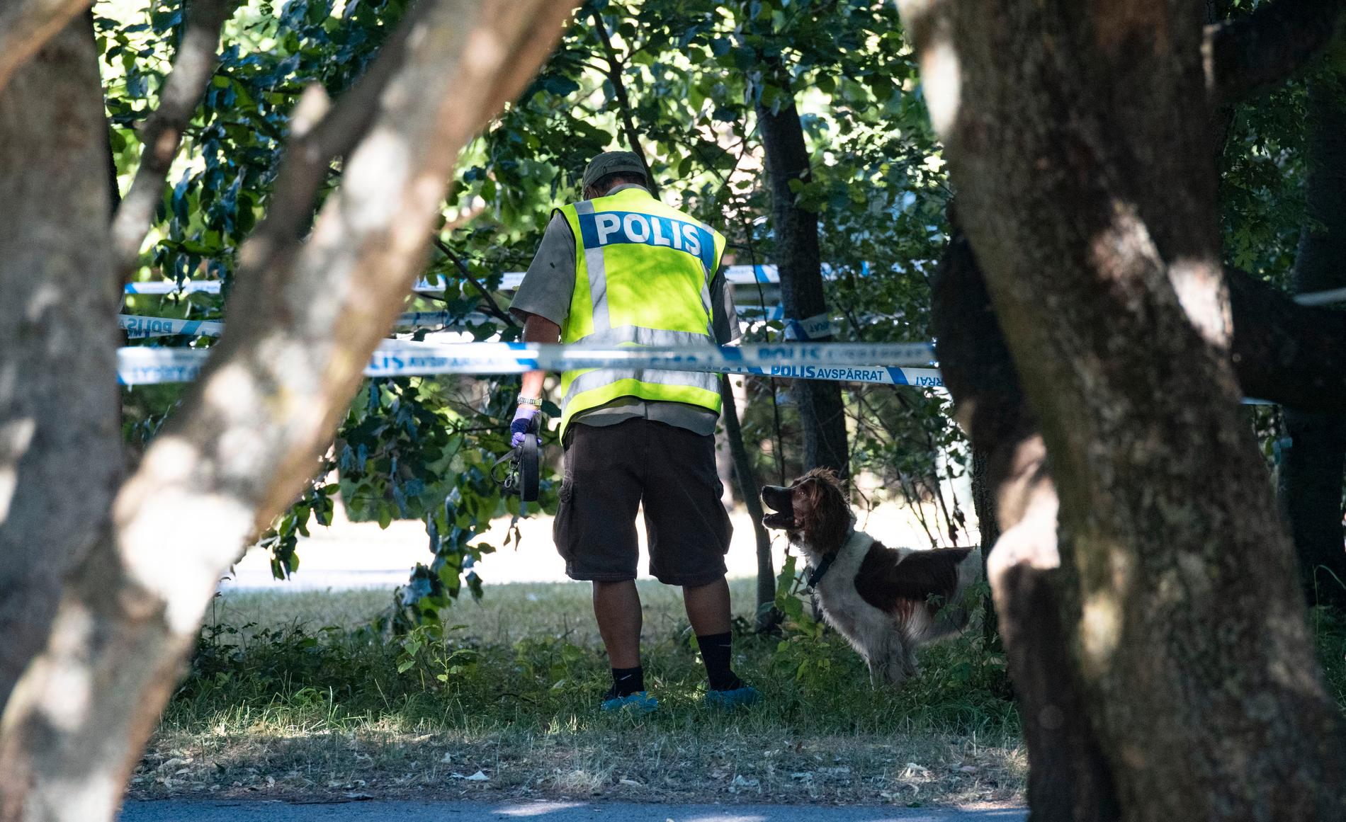 En 24-årig man sköts till döds och en man i 30-årsåldern fick livshotande skador vid en skjutning i Nydalaparken i Malmö förra sommaren. Arkivbild.