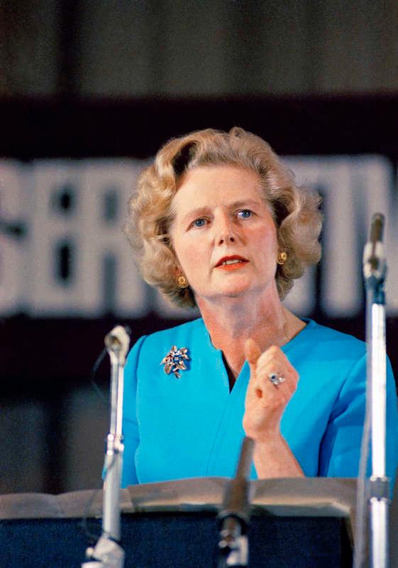Margaret Thatcher, politiker.