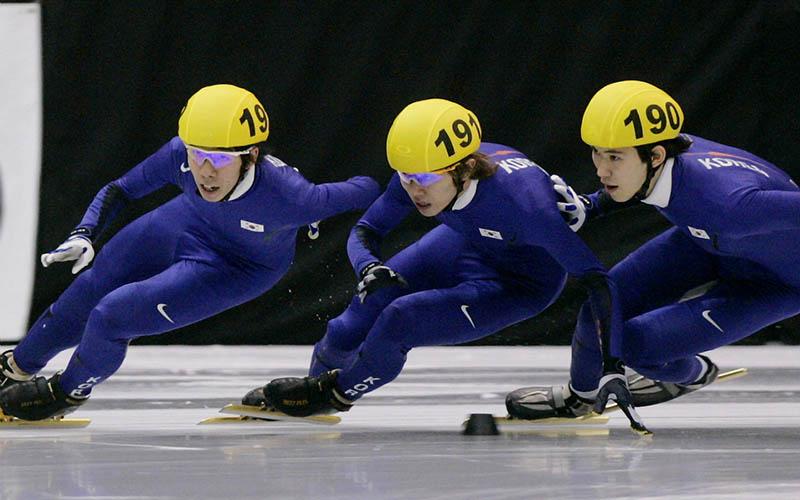 Oh Se-Jong längst till höger under OS i Turin 2006