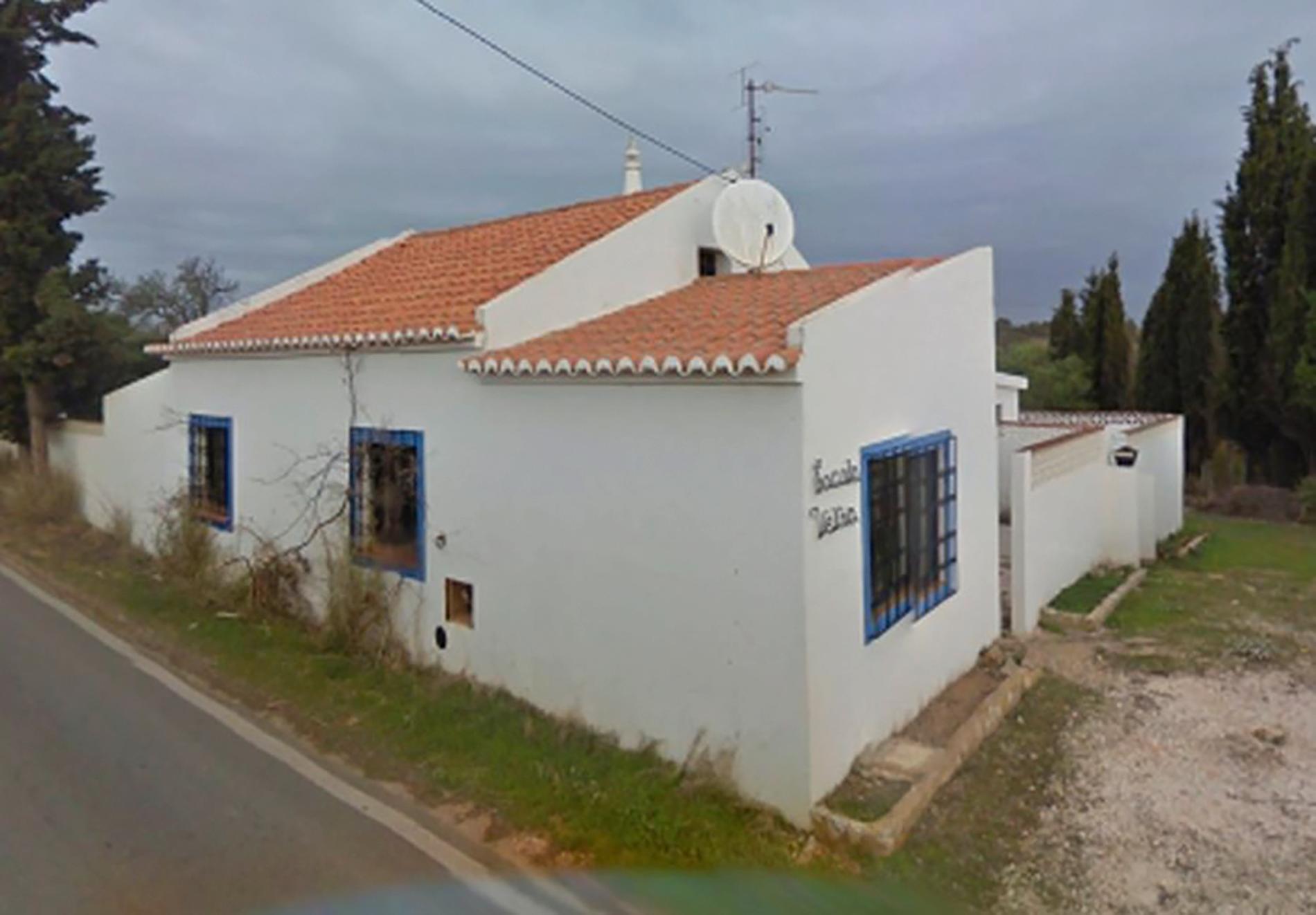 Tyska polisens bild på ett av husen i Portugal som figurerar i McCann-utredningen.