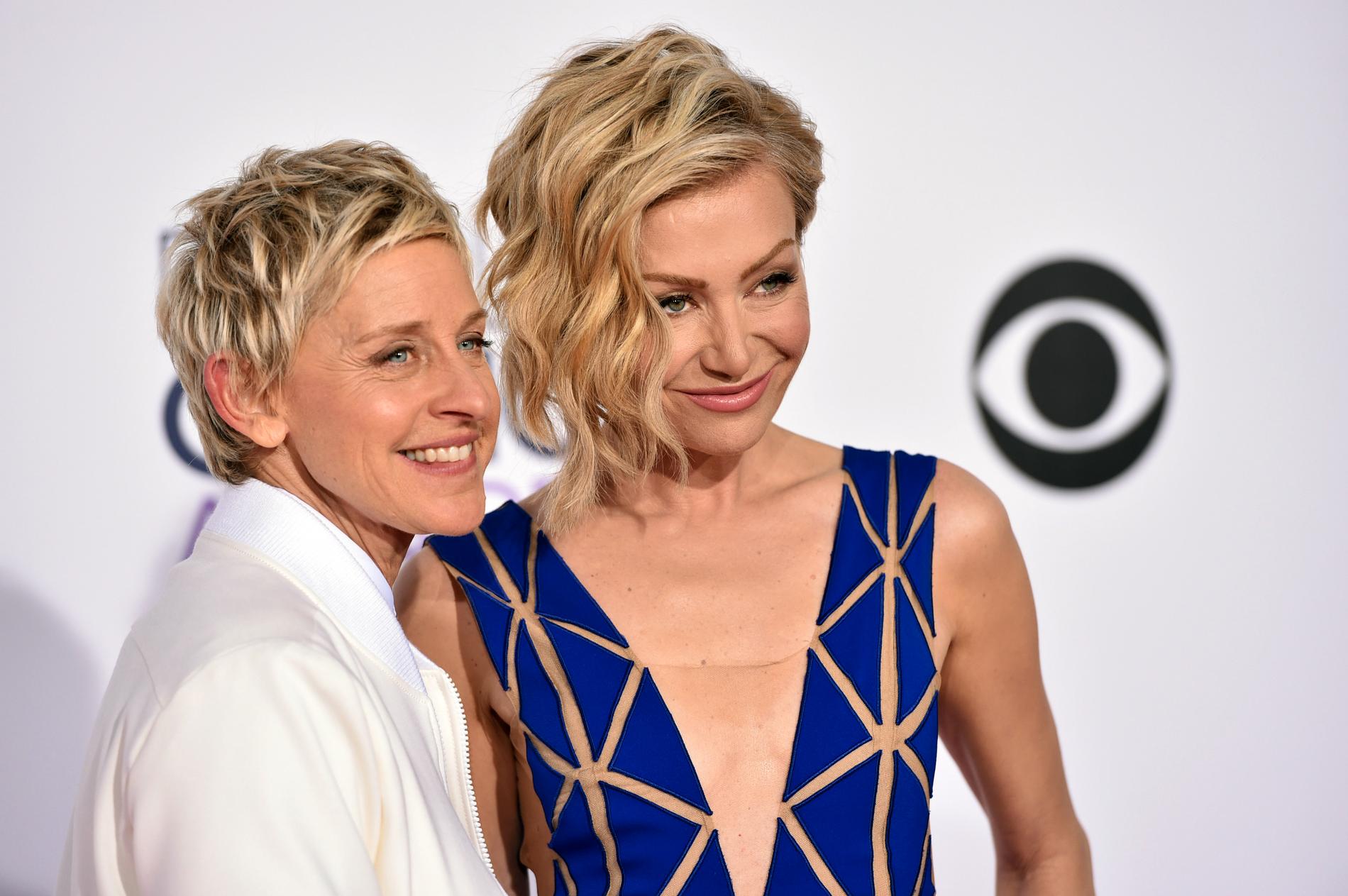 Ellen DeGeneres och Portia de Rossi.