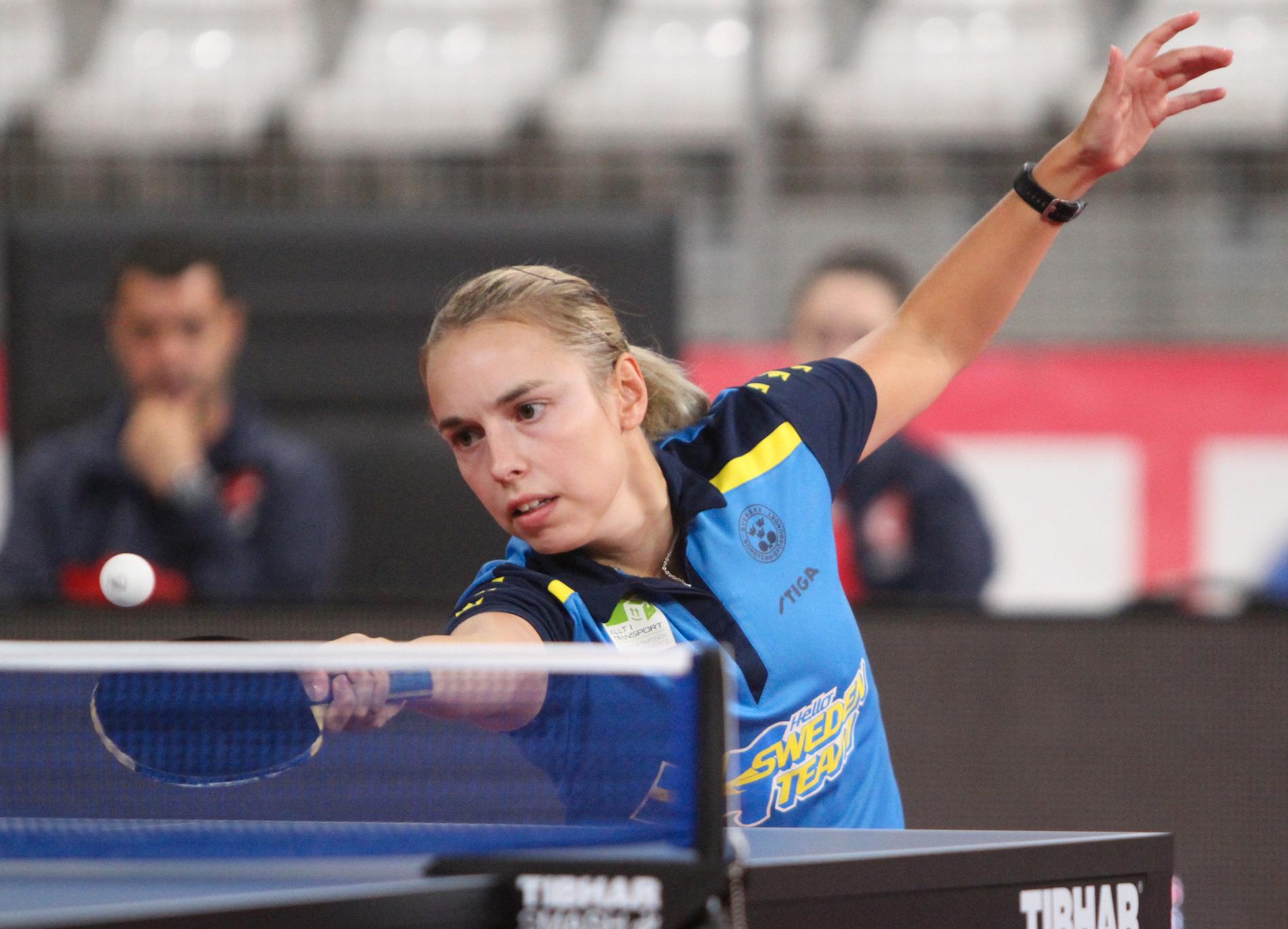 Linda Bergström vann sin första match i lag-EM mot Turkiet. Arkivbild.