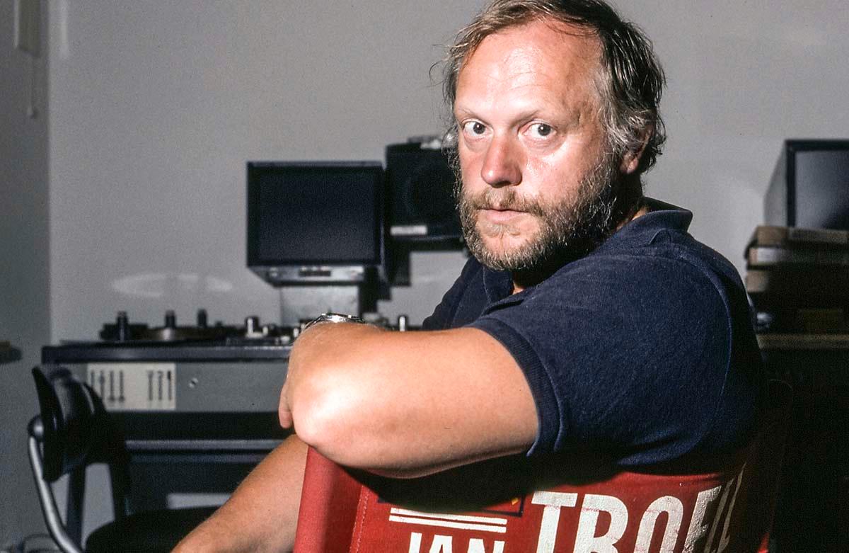 Jan Troell i regissörsstolen 1983.