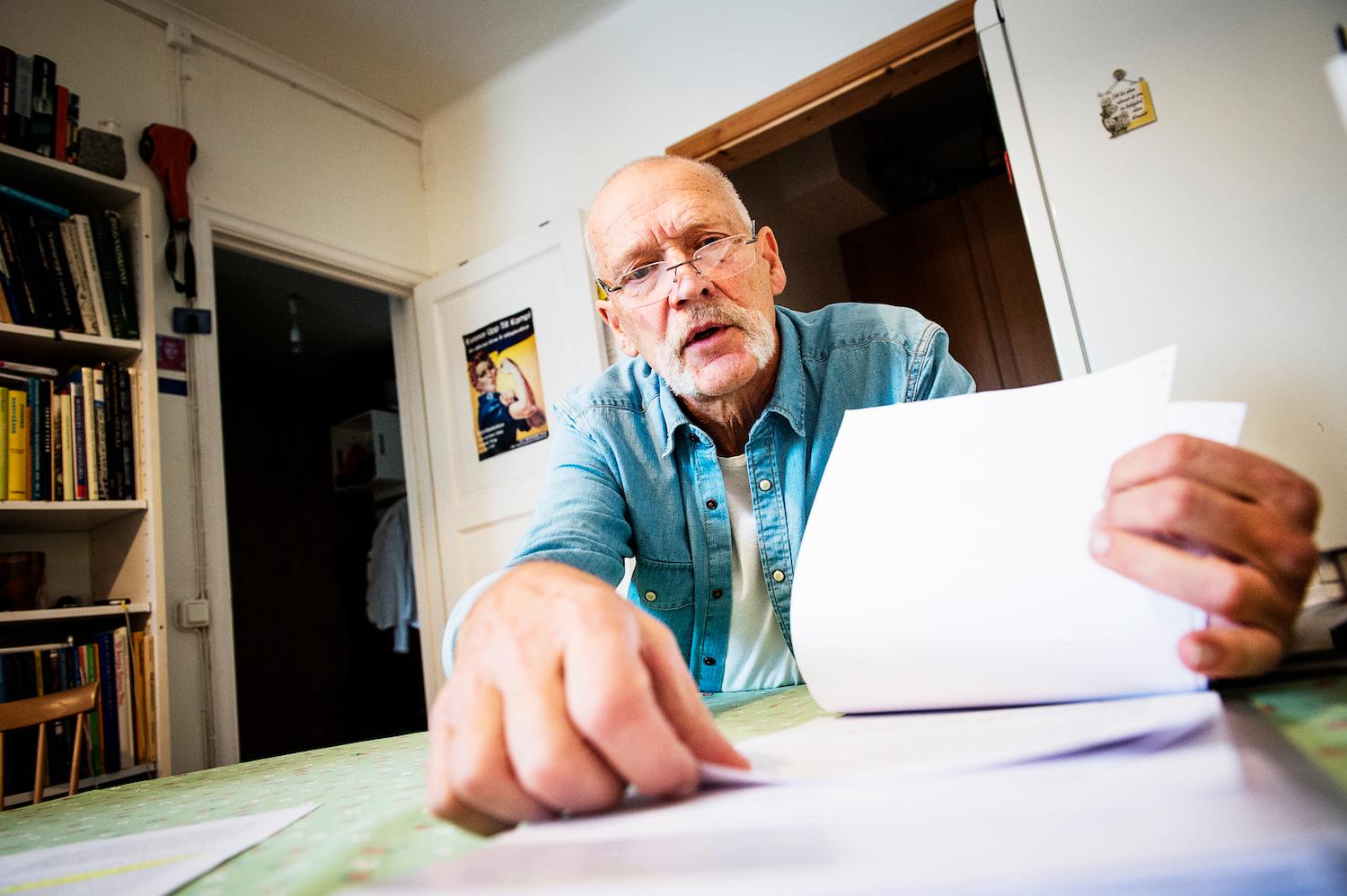 Arbetsskadade Leif Kåvestad, 72, kämpade flera år mot AFA för att få livränta och har hjälpt fyra andra män. Läs mer i Aftonbladets granskning "Blåsta på försäkringen"