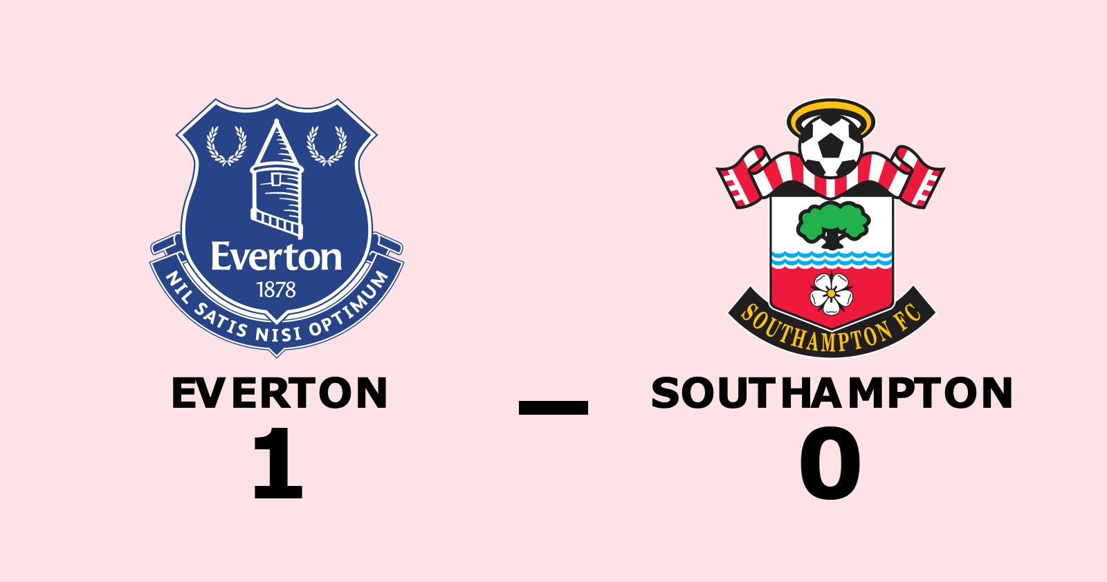 Everton vann uddamålsseger mot Southampton