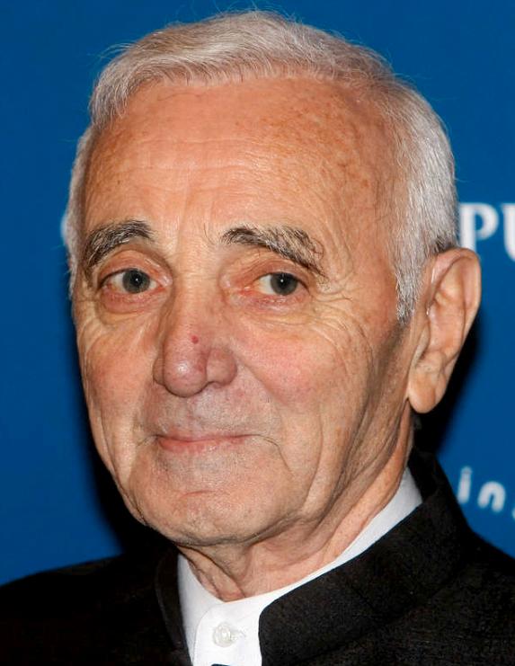 Sångaren och skådespelaren Charles Aznavour. Foto: AP