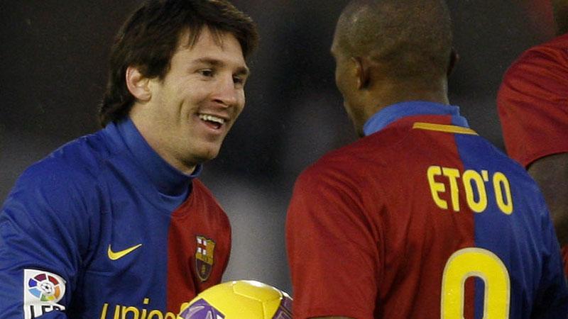 Succé Messi och Eto’o kan vara minst sagt nöjda med sin säsong med Barcelona.