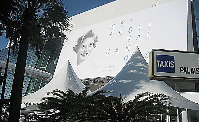 Ingrid Bergman-affischen pryder Cannes.