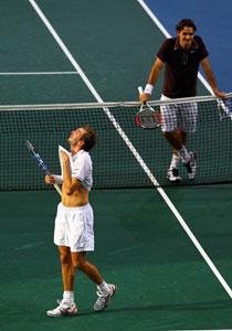 Robin Federer erkände efteråt att Benneteau förtjänade segern.