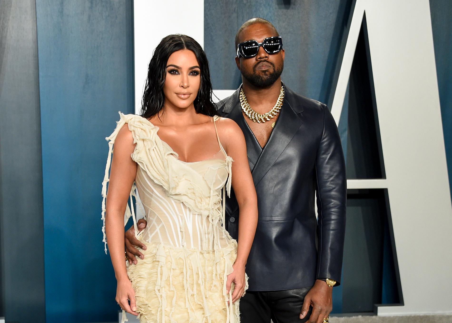 Kim Kardashian och Kanye West.