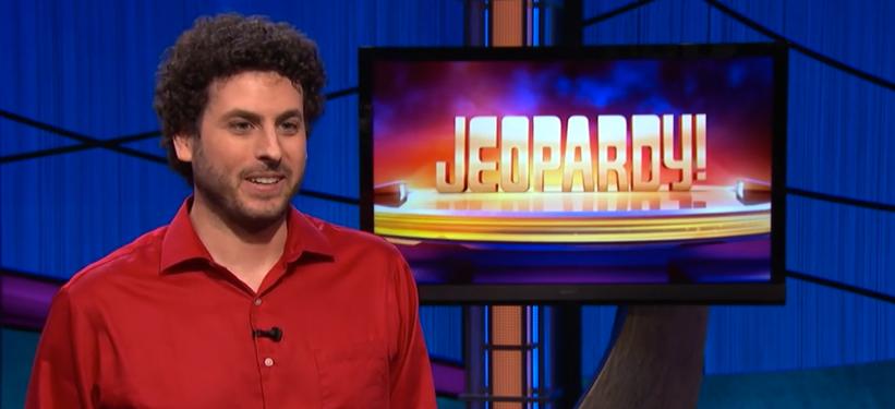 Han var framgångsrikt pokerproffs, nu stormar Alex Jacob fram mot titeln i ”Jeopardy”.