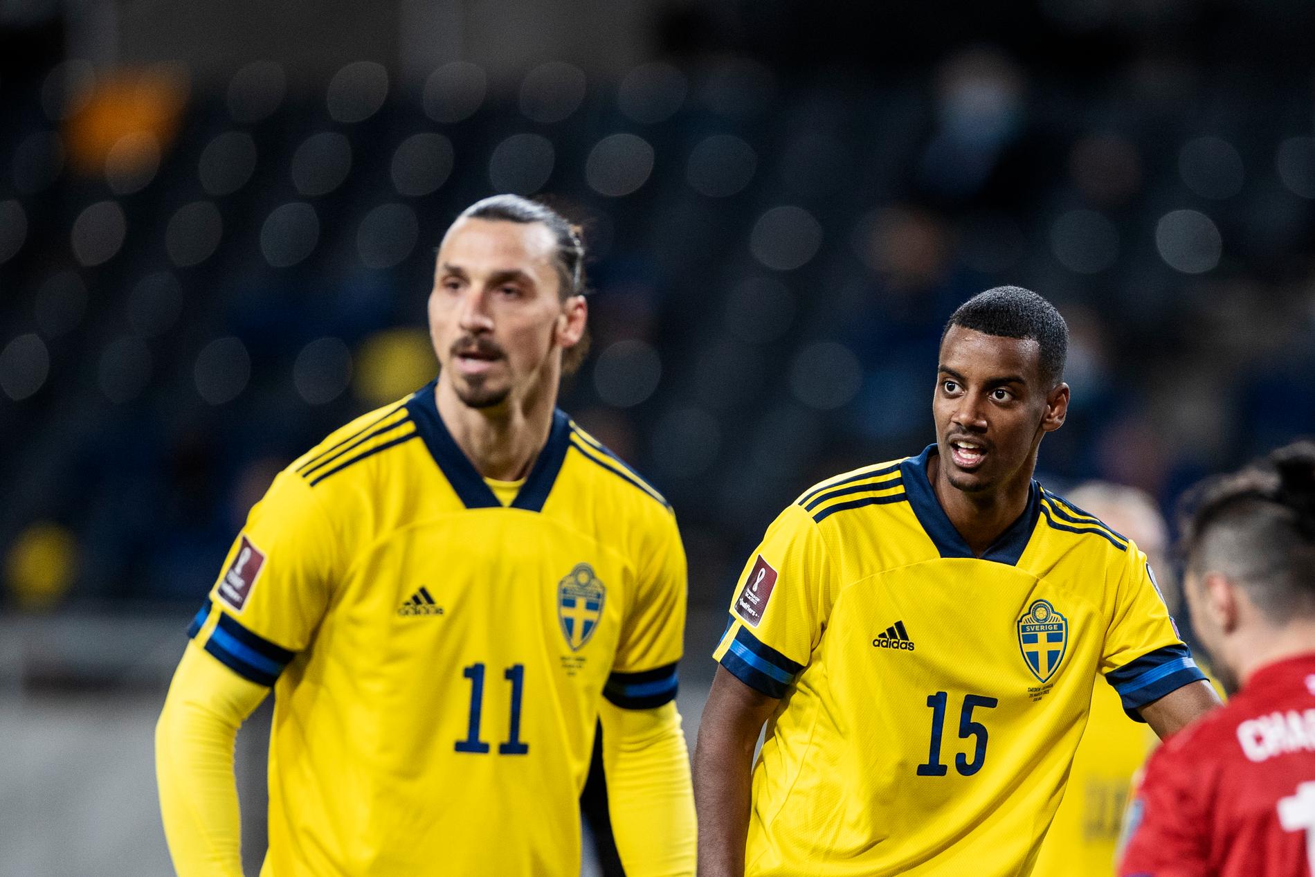 Zlatan och Isak från start i VM 2022?