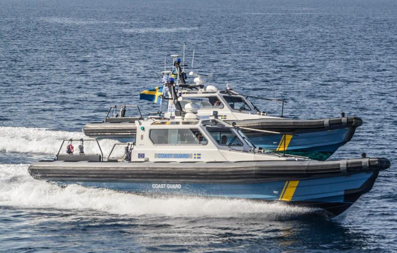 Under natten och morgonen har Kustbevakningens patrullbåtar KBV 476 och KBV 477 sökt efter förlista migranter vid den grekiska ön Lesbos nordsida.