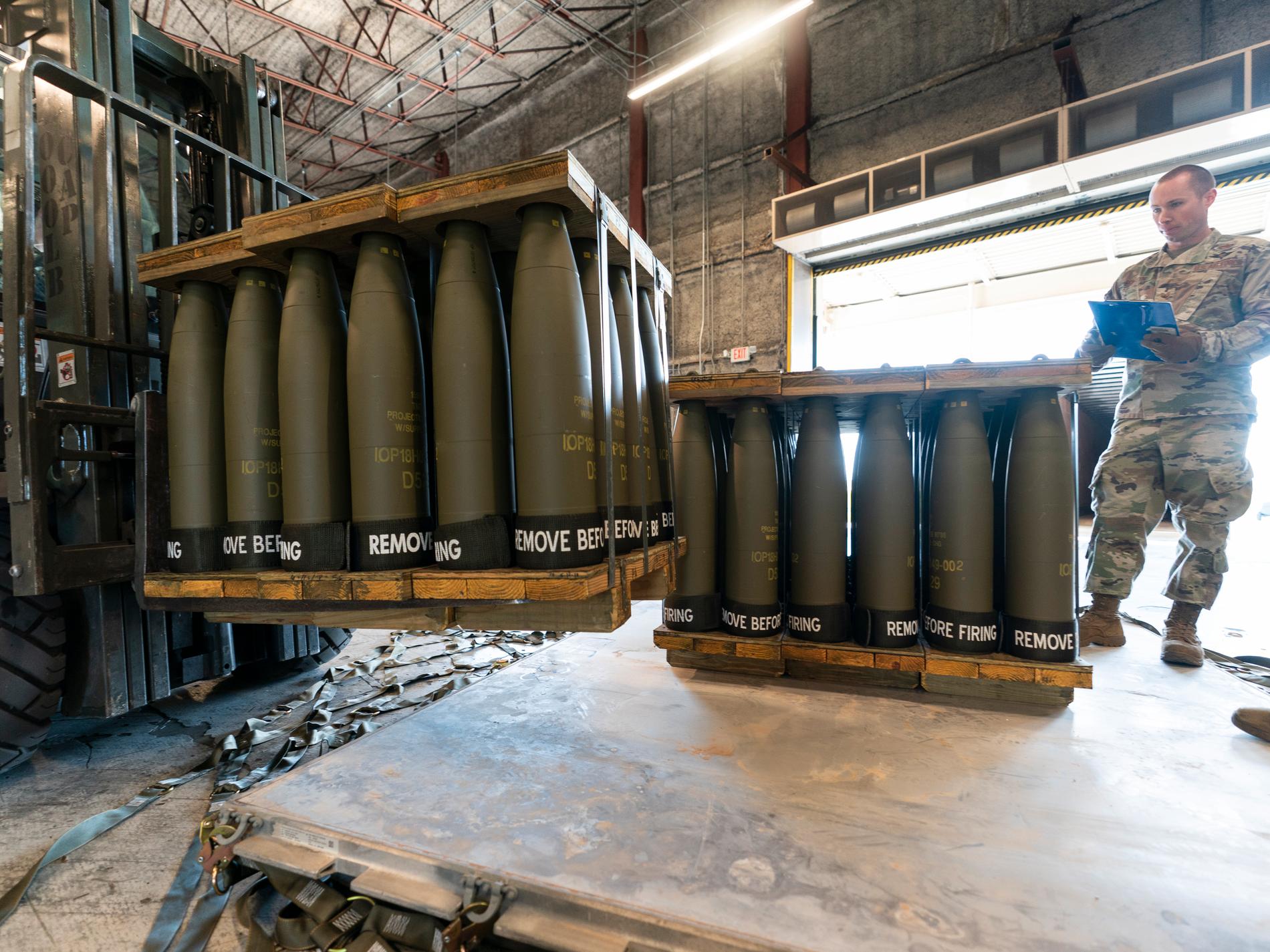 USA skickar mer ammunition till Ukraina