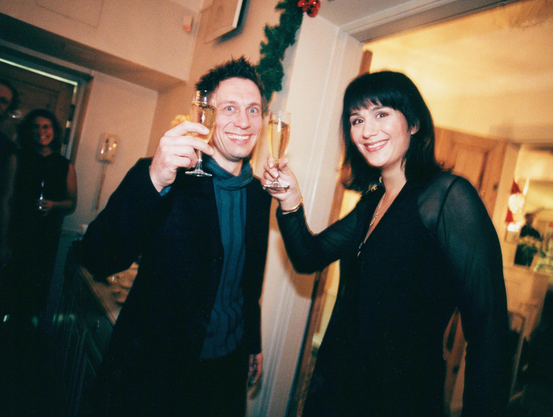 Alexandra Zazzi och Peter Jademyr år 1998.