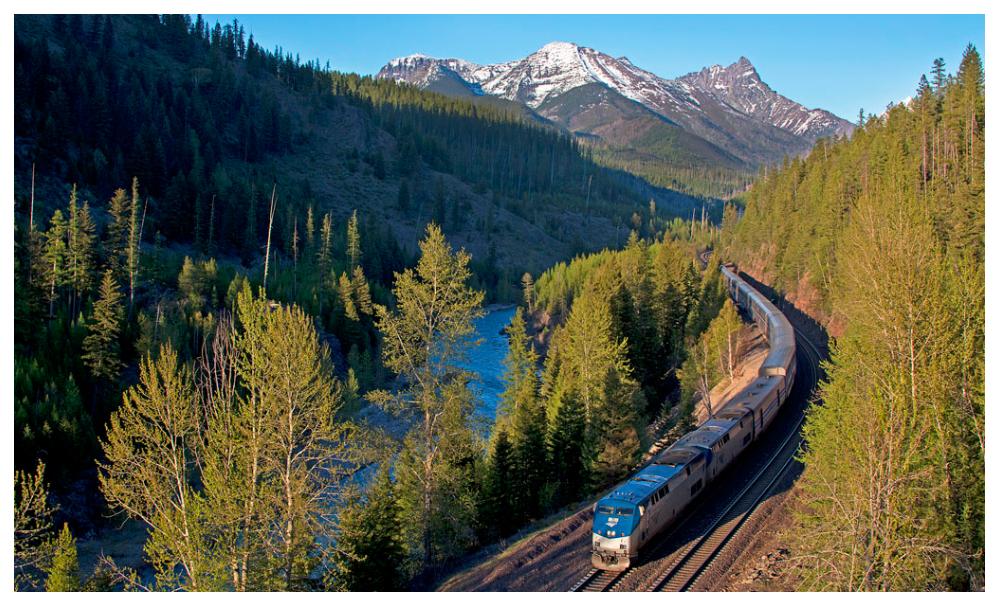 Med Amtrak kan du tågluffa kust till kust i USA.