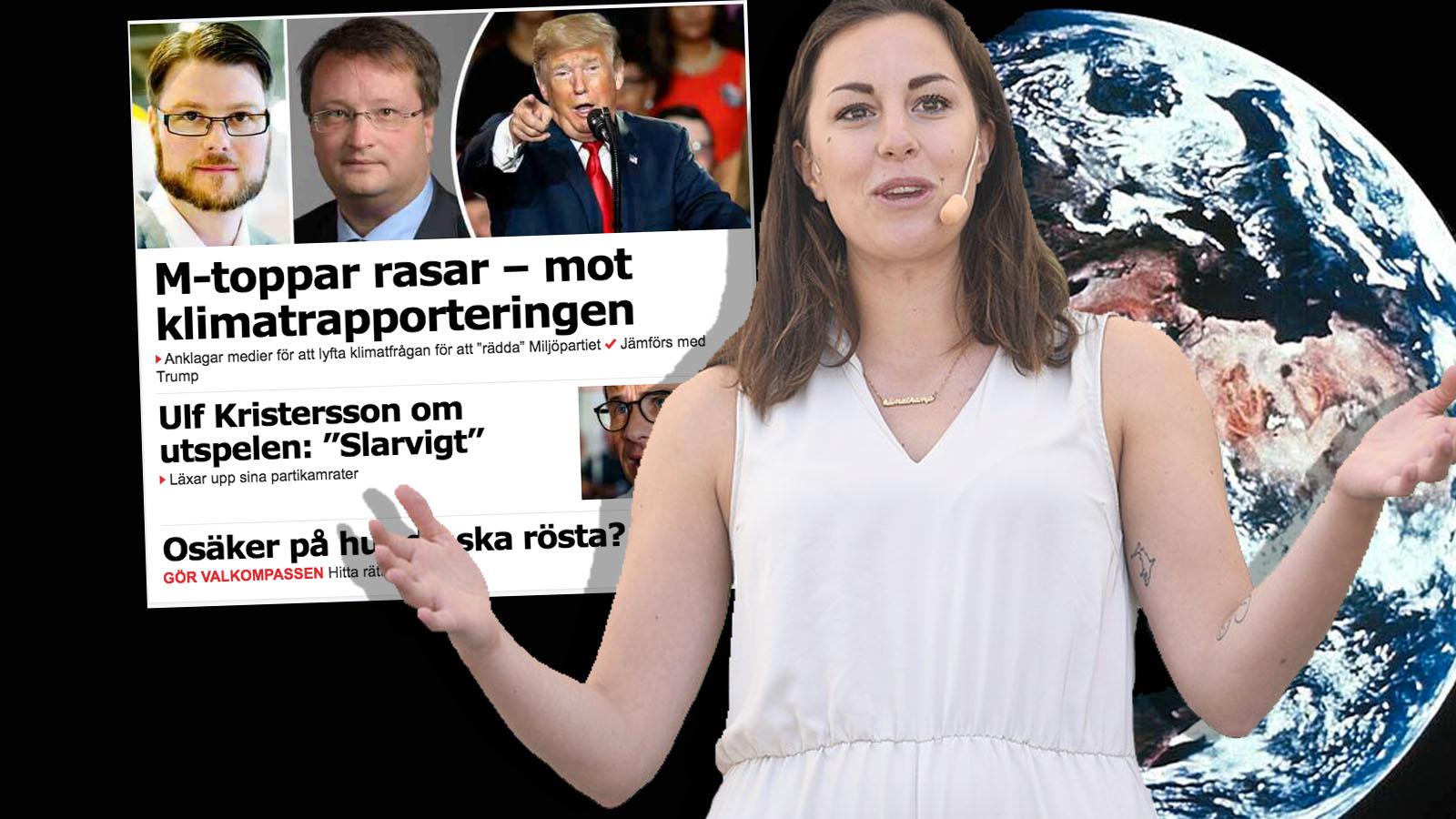 Moderaterna är konspirationsteoretiker med skev syn på fria medier, skriver Hanna Lidström.