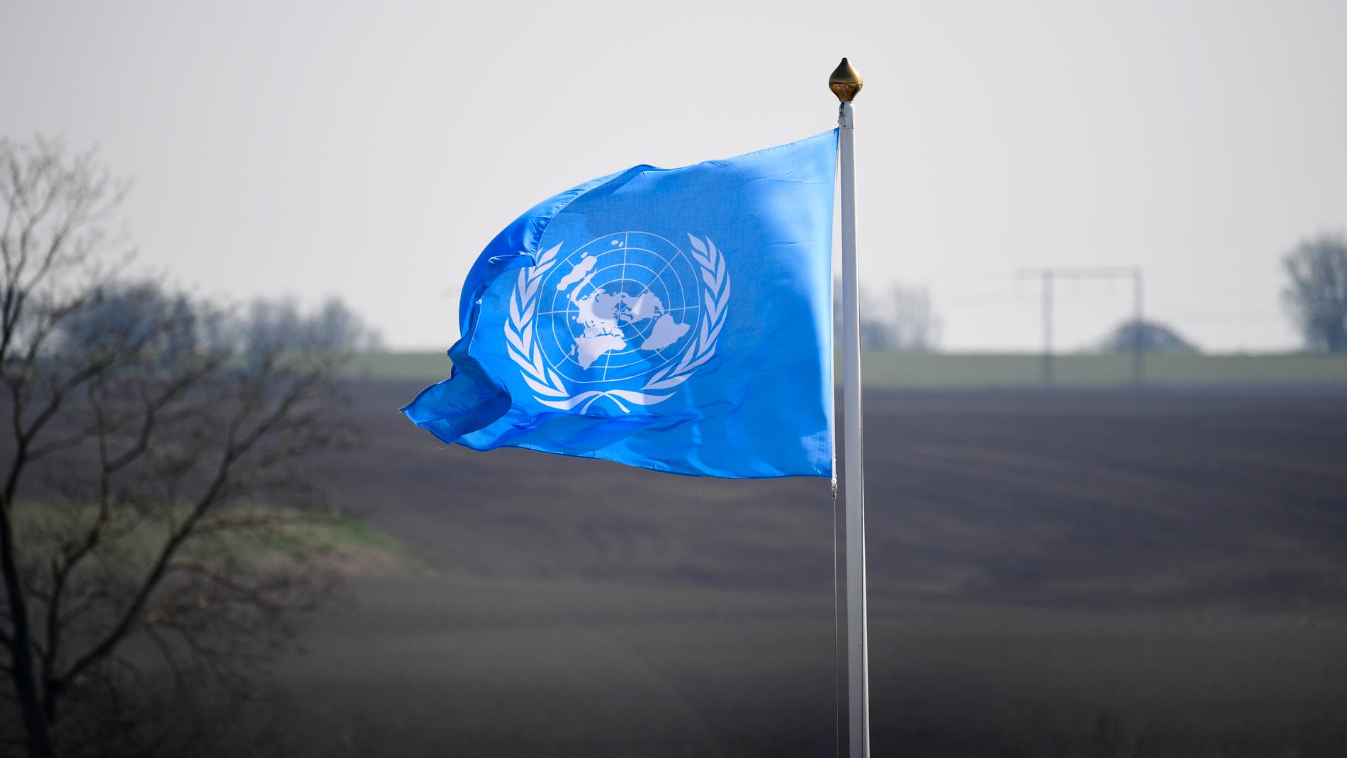 FN-flaggan vajar i Skåne.