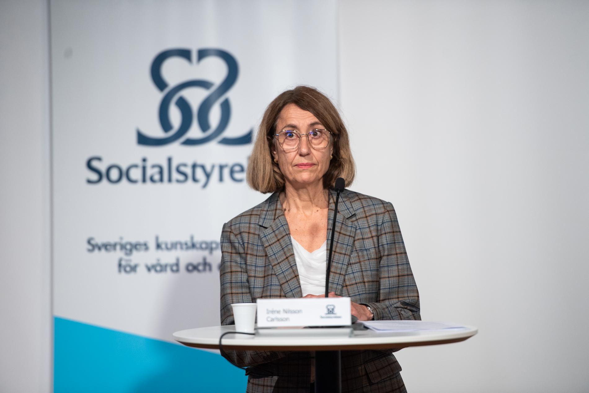 Irene Nilsson Carlsson på Socialstyrelsen.
