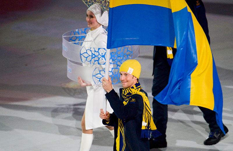 I OS i Sotji 2014 var Södergren fanbärare under öppningsceremonin.