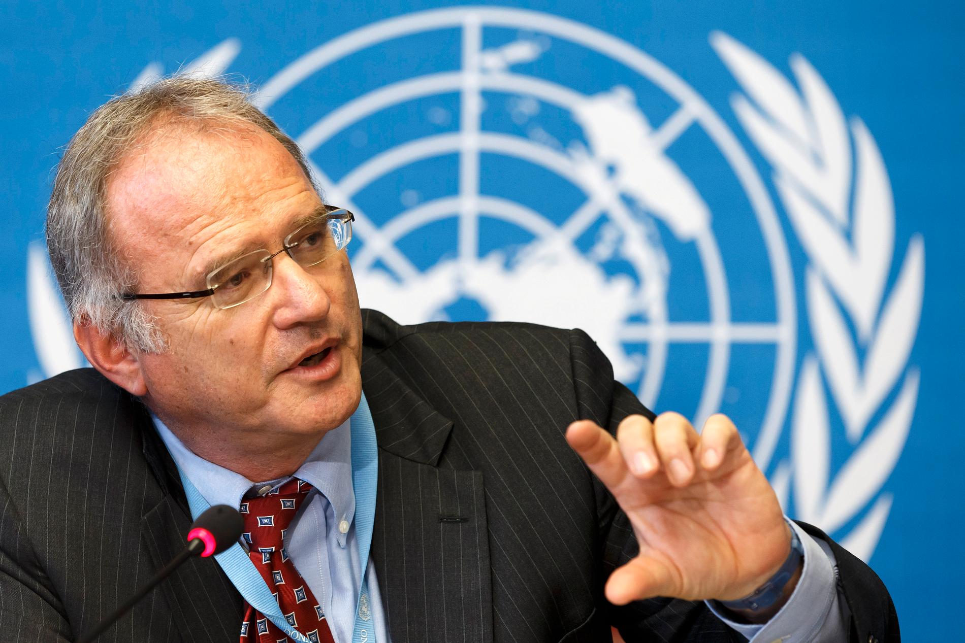 Den sydafrikanske professorn Christof Heyns är ledamot av FN:s kommitté för mänskliga rättigheter. Arkivbild.