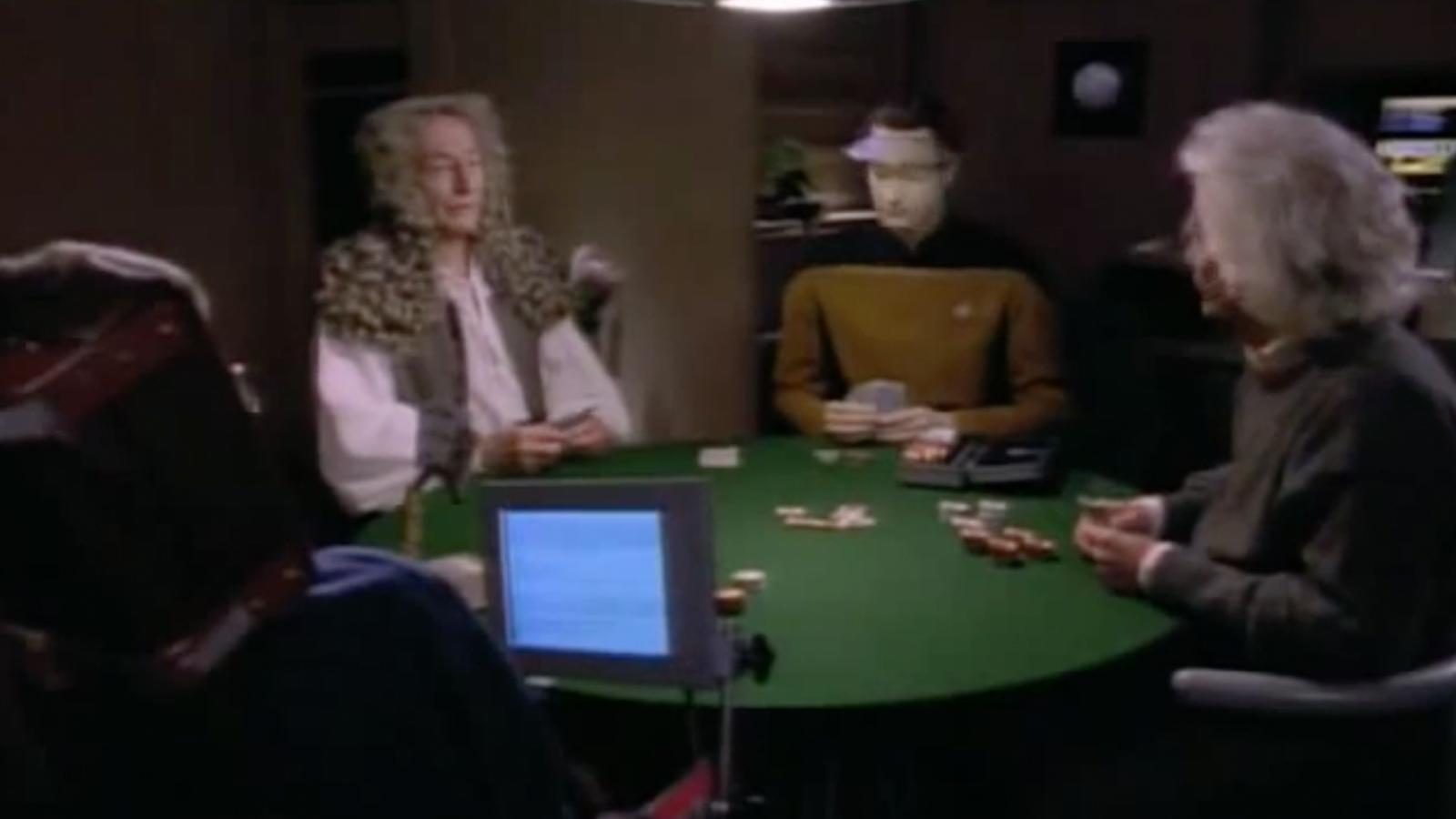 ”Stephen Hakwing spelandes poker i ”Star Trek”.