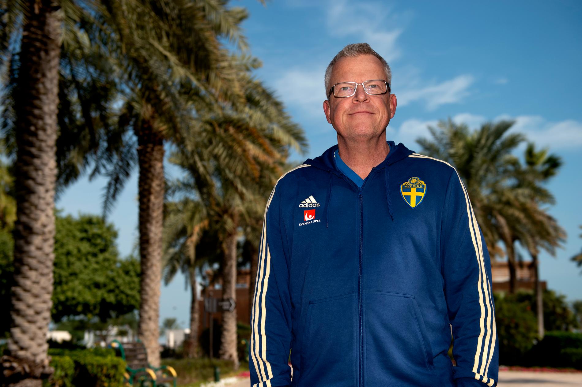 Janne Andersson, förbundskapten för Herrlandslaget,  är hyllad för sitt tydliga ledarskap. 