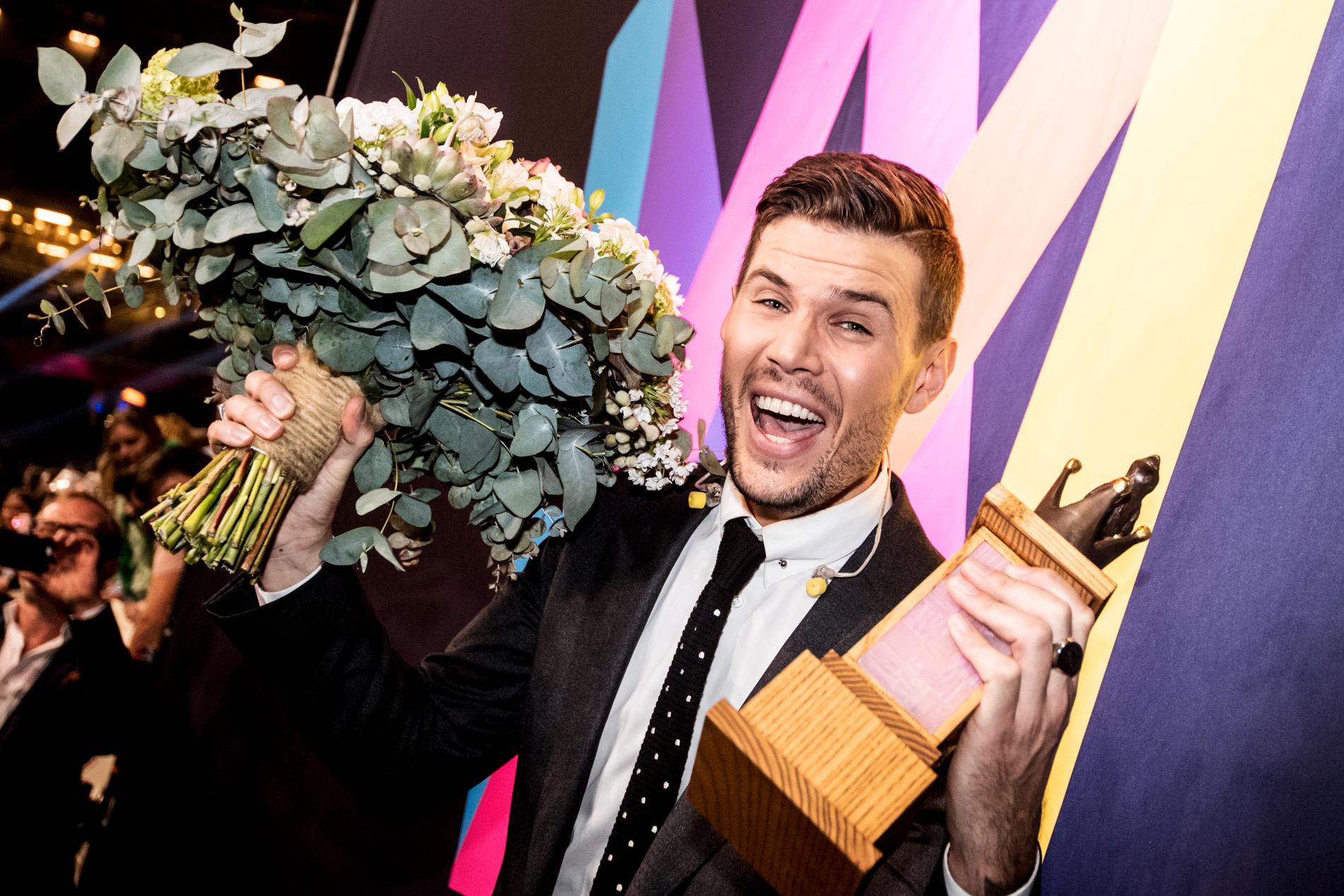 Robin Bengtsson vann Melodifestivalen 2017, då programmet slog röstningsrekord.