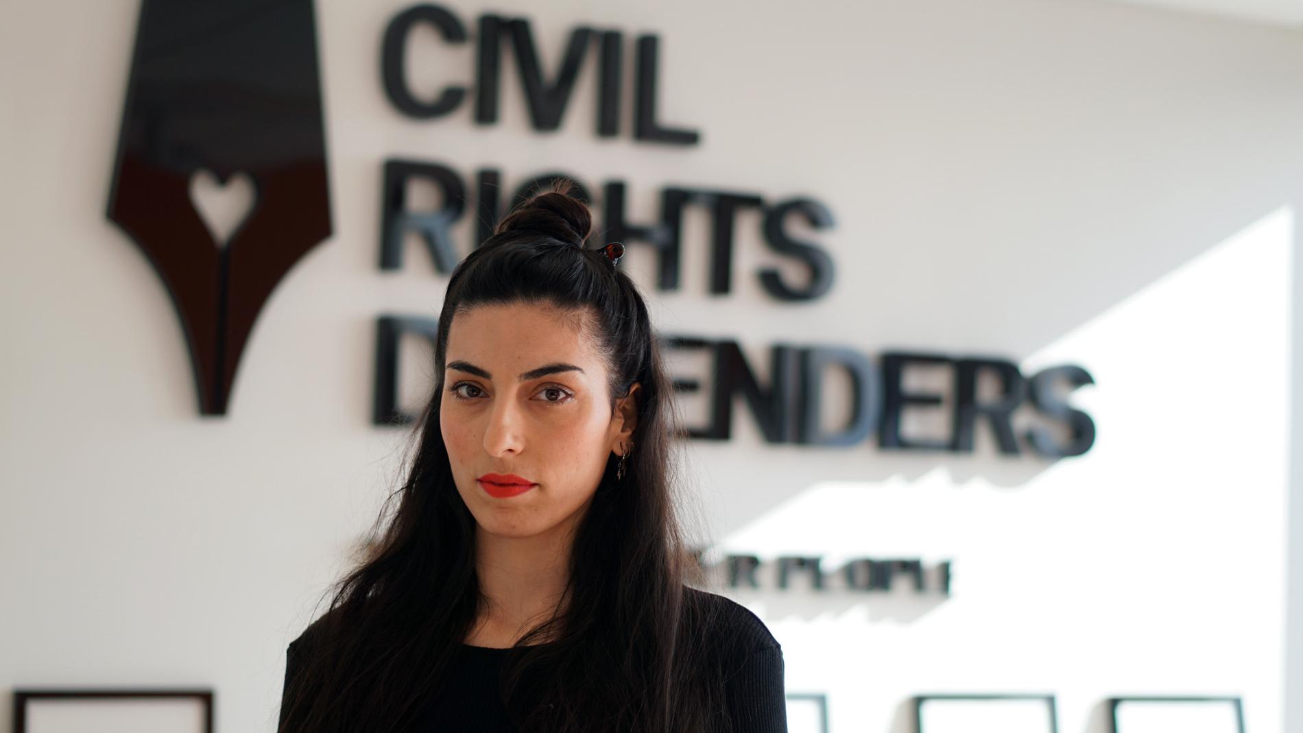 Aida Samani är senior jurist vid Civil Rights Defenders, en av flera remissinstanser som motsatt sig lagen om visitationszoner. Arkivbild.