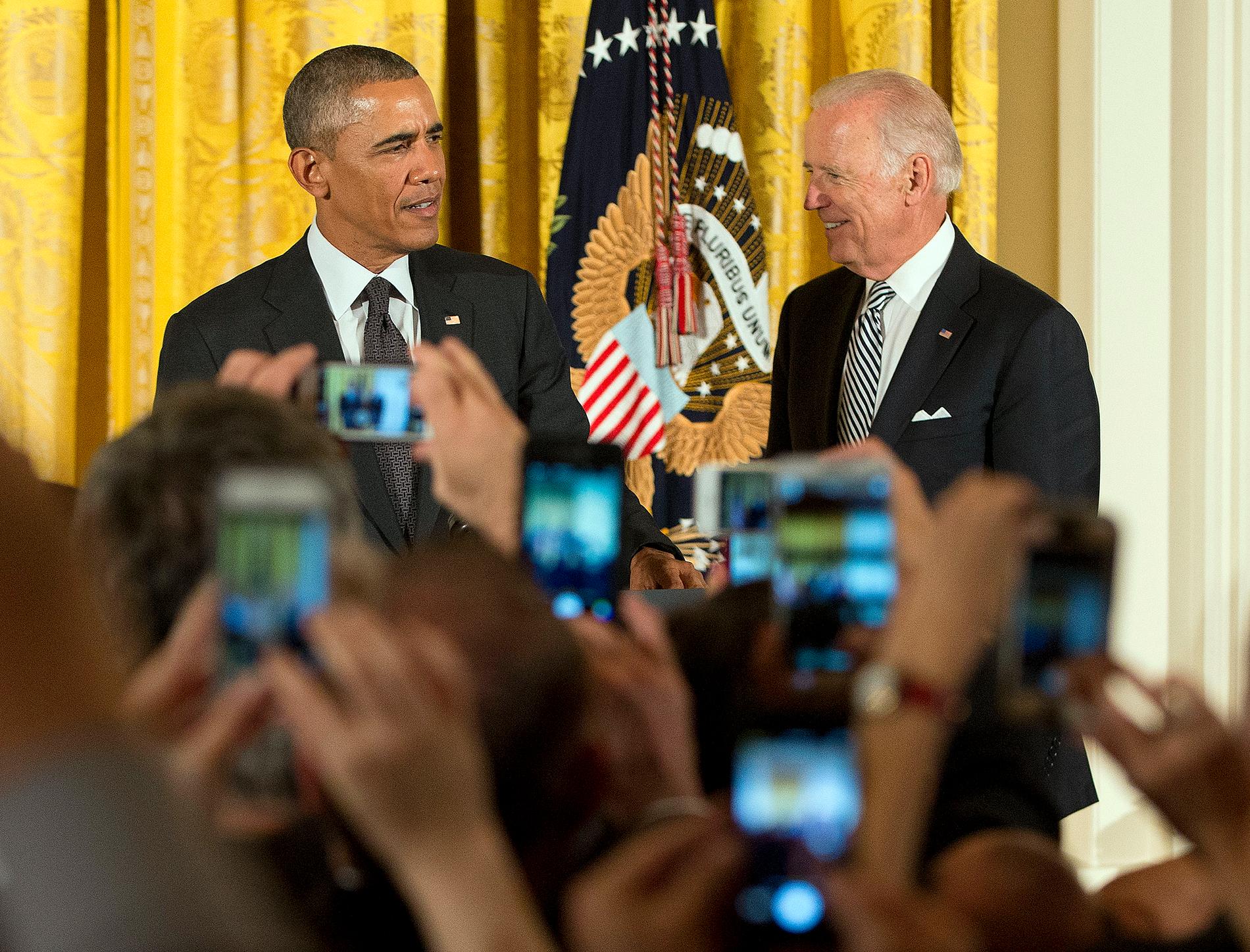 Barack Obama och vicepresident Joe Biden.
