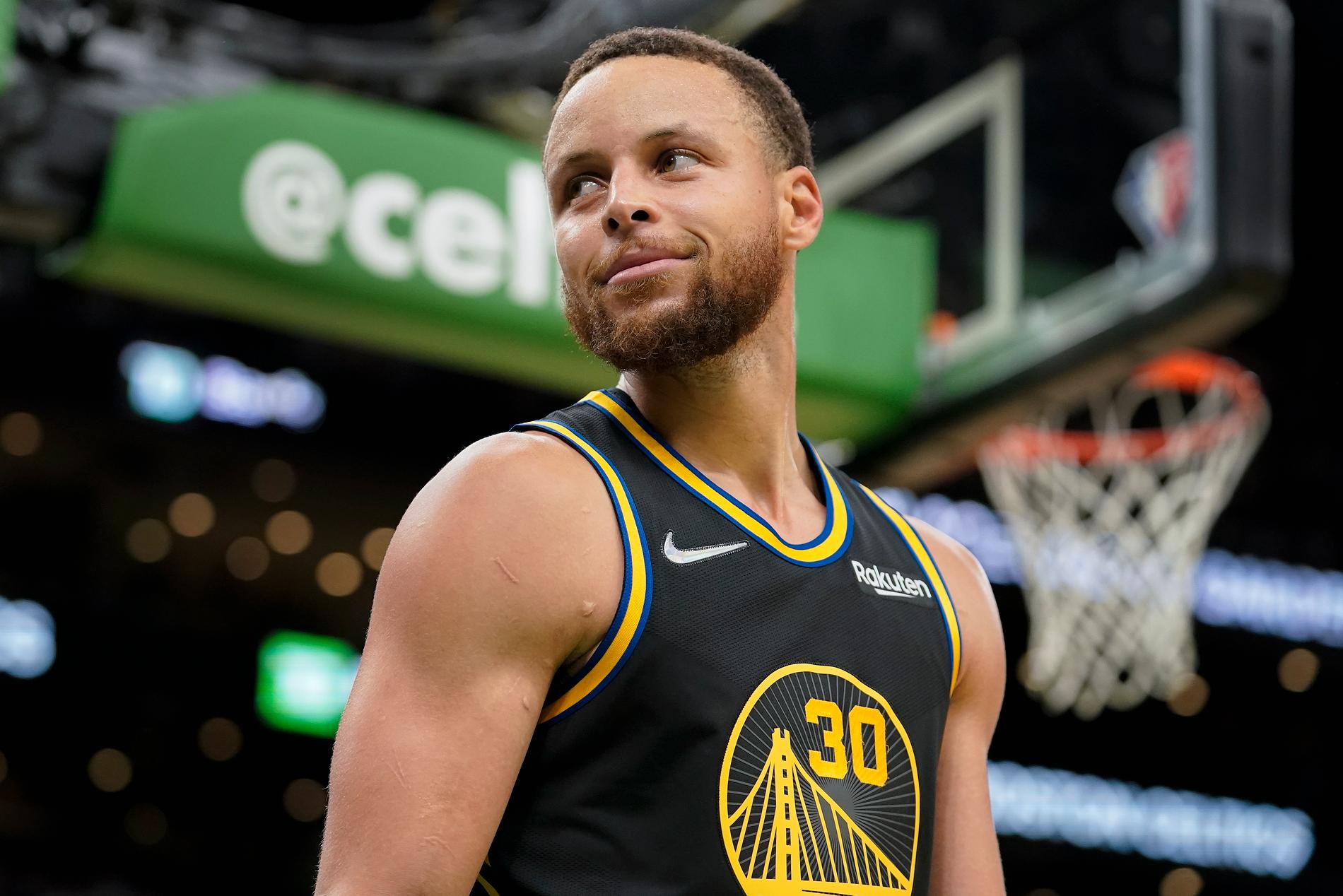 Golden State Warriors guard Stephen Curry gjorde flest poäng.